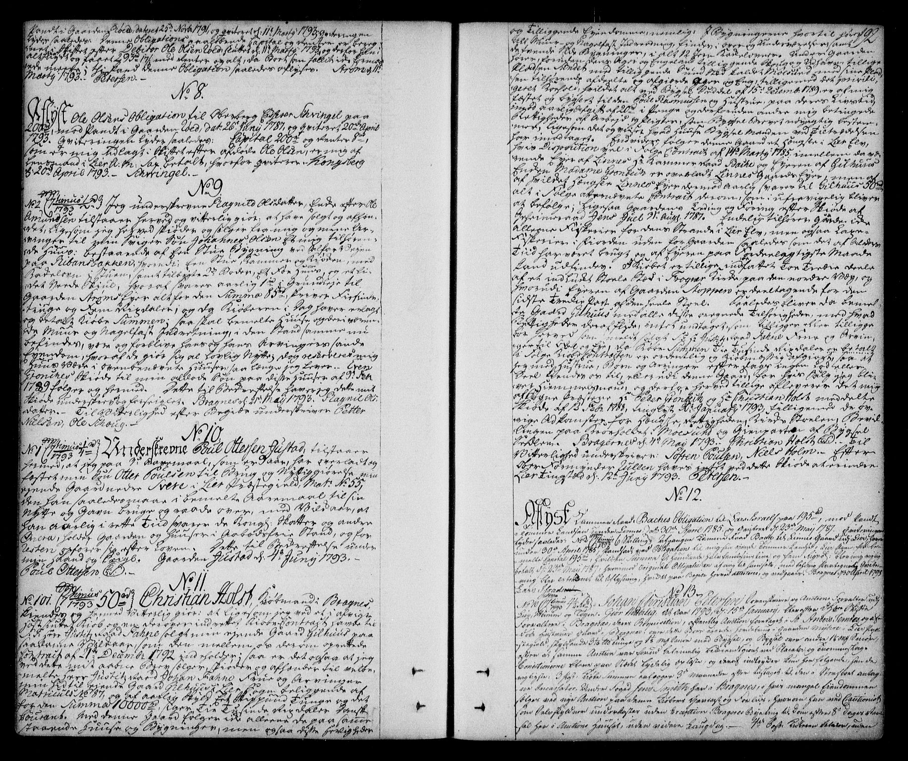 Lier, Røyken og Hurum sorenskriveri, AV/SAKO-A-89/G/Ga/Gaa/L0005: Mortgage book no. V, 1788-1801, p. 192
