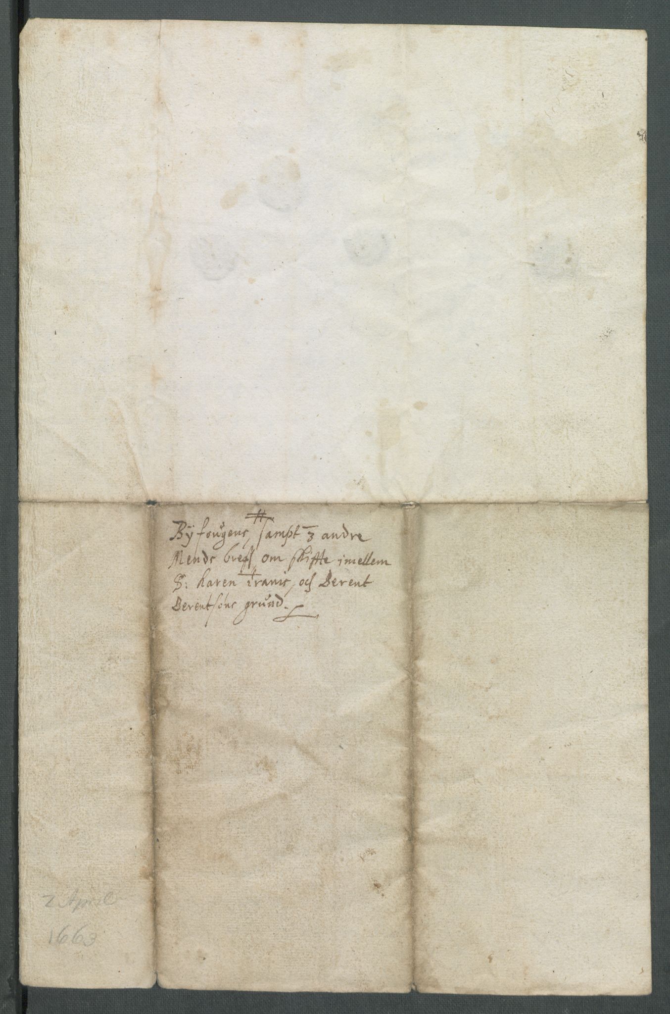 Riksarkivets diplomsamling, AV/RA-EA-5965/F02/L0169: Dokumenter, 1661-1663, p. 194