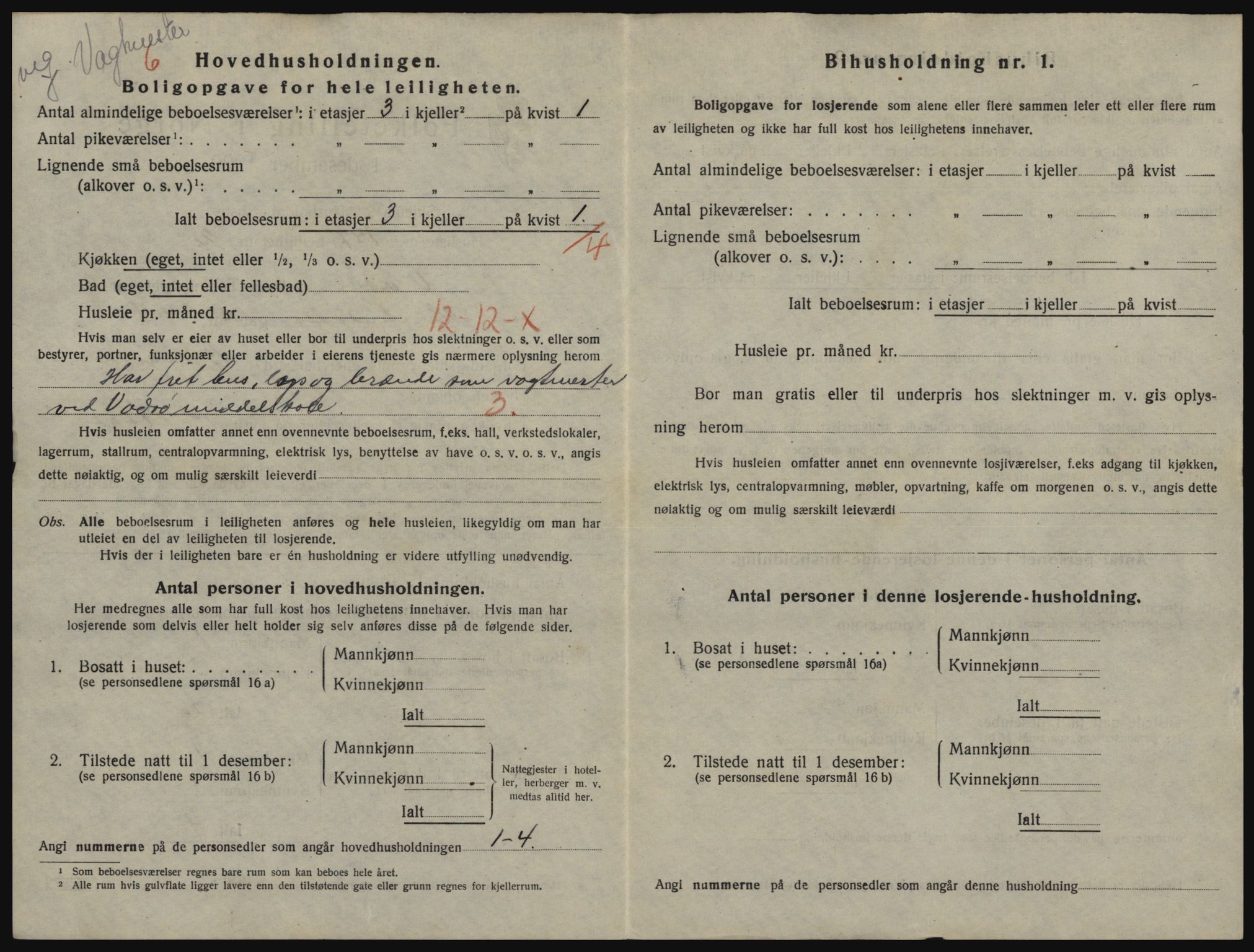 SATØ, 1920 census for Vadsø, 1920, p. 1399