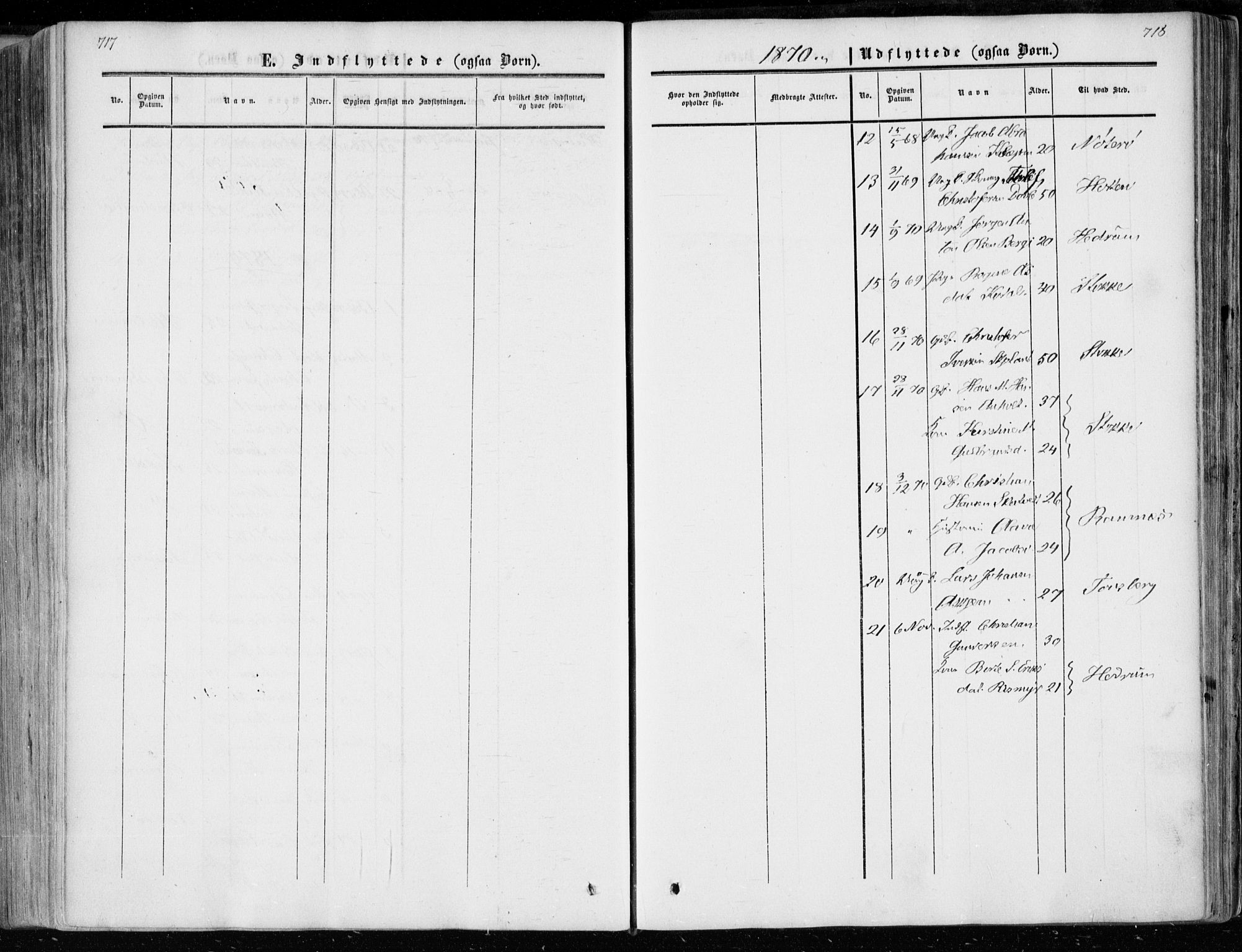 Andebu kirkebøker, AV/SAKO-A-336/F/Fa/L0005: Parish register (official) no. I 5, 1857-1870, p. 717-718