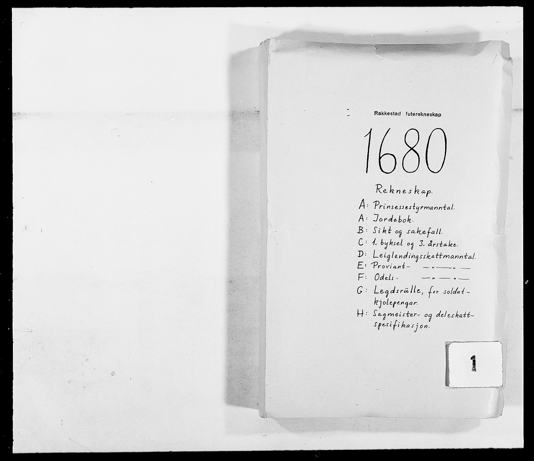 Rentekammeret inntil 1814, Reviderte regnskaper, Fogderegnskap, RA/EA-4092/R05/L0272: Fogderegnskap Rakkestad, 1680-1681, p. 1