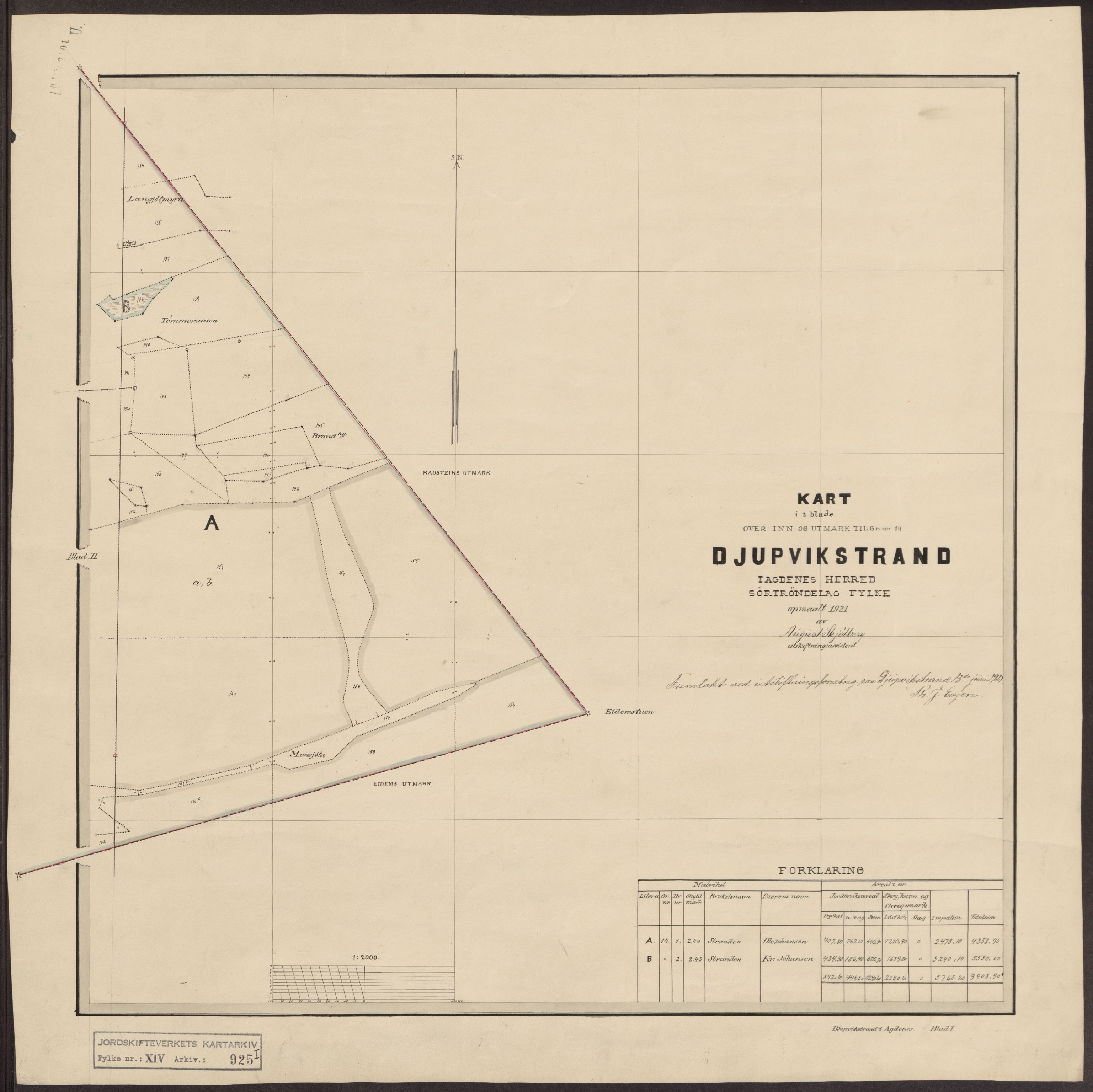 Jordskifteverkets kartarkiv, RA/S-3929/T, 1859-1988, p. 1471