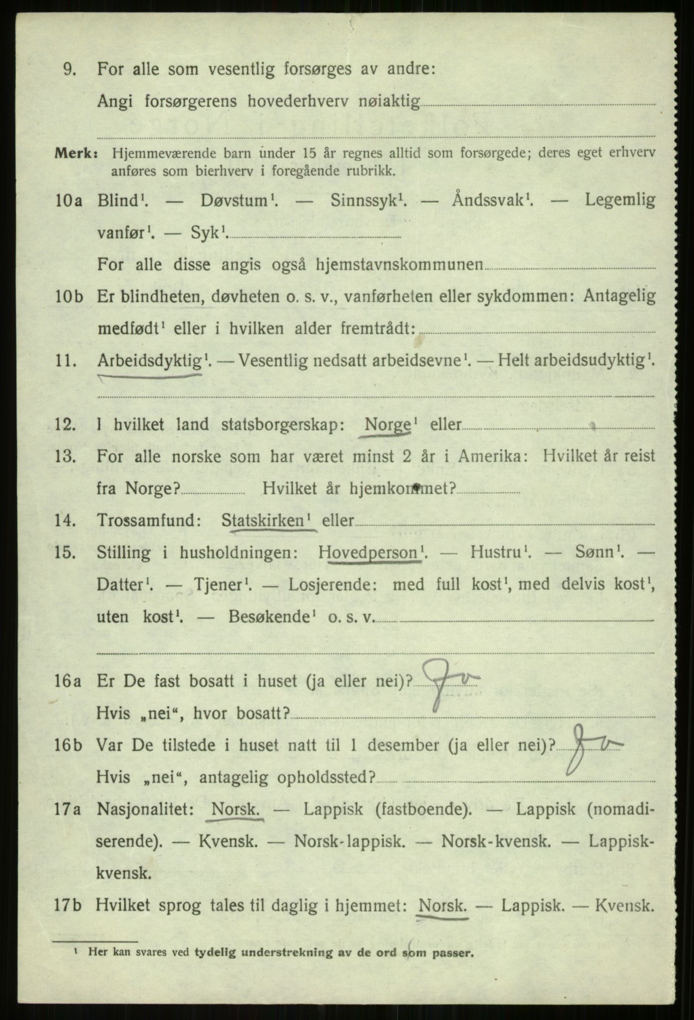 SATØ, 1920 census for Balsfjord, 1920, p. 5893