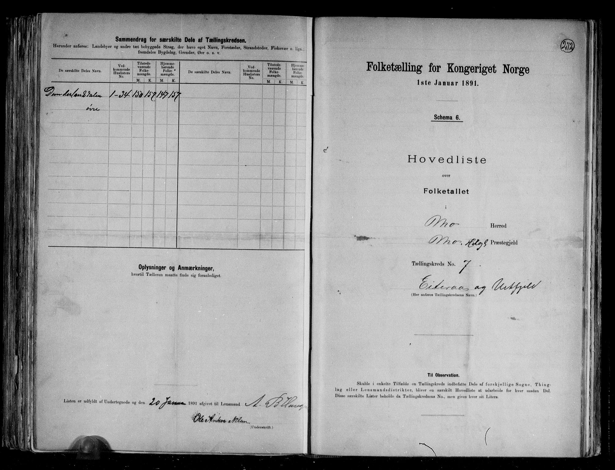 RA, 1891 census for 1833 Mo, 1891, p. 20