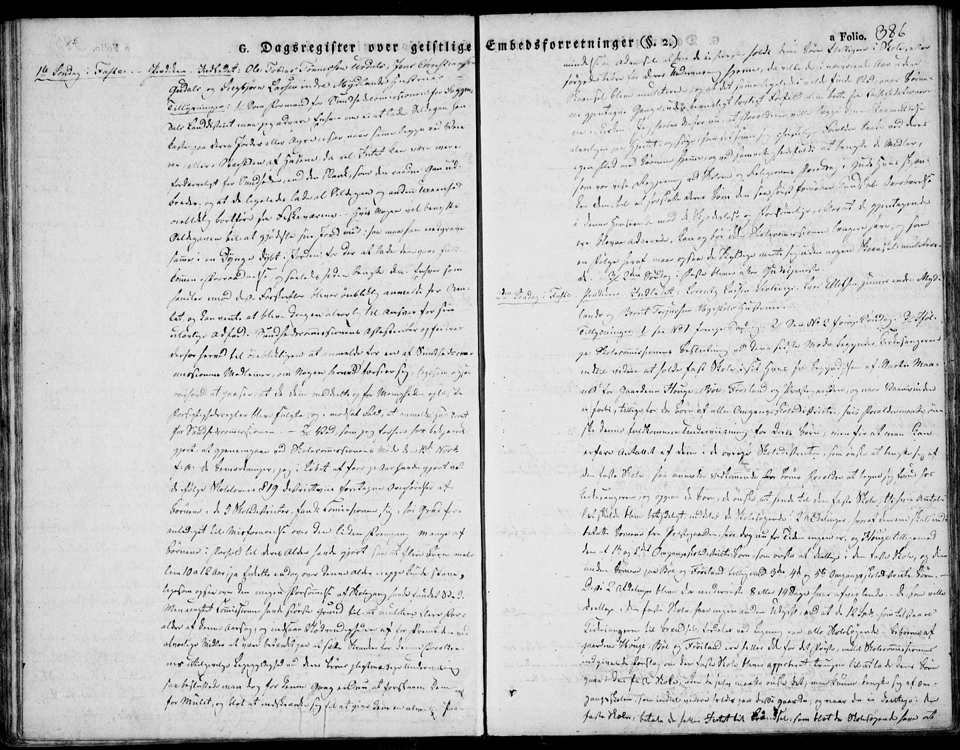 Sokndal sokneprestkontor, AV/SAST-A-101808: Parish register (official) no. A 7.2, 1826-1842, p. 386