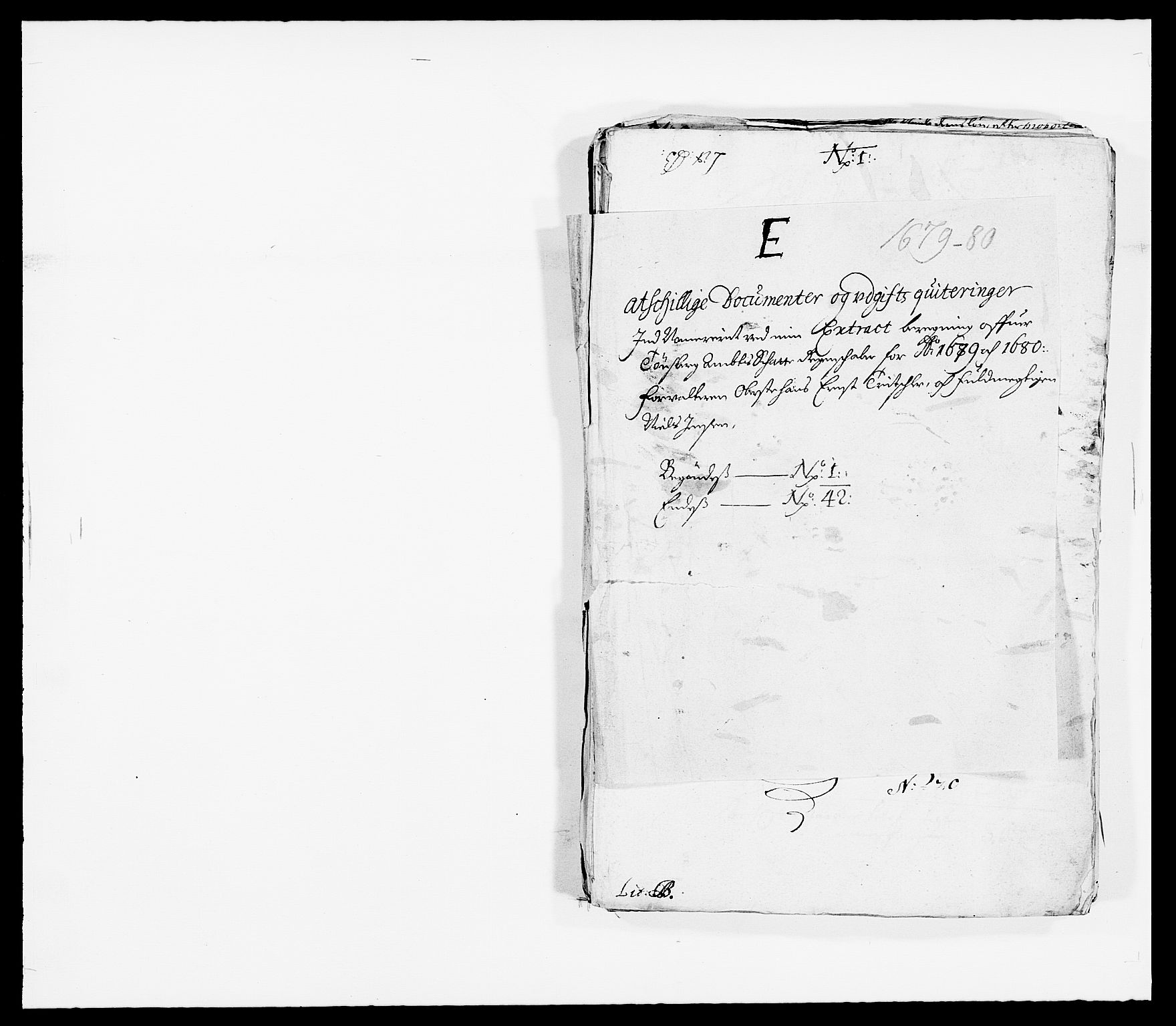 Rentekammeret inntil 1814, Reviderte regnskaper, Fogderegnskap, RA/EA-4092/R32/L1849: Fogderegnskap Jarlsberg grevskap, 1679-1680, p. 113