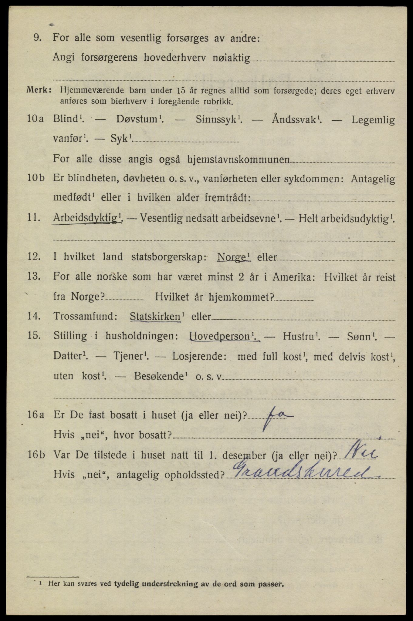 SAKO, 1920 census for Heddal, 1920, p. 3015