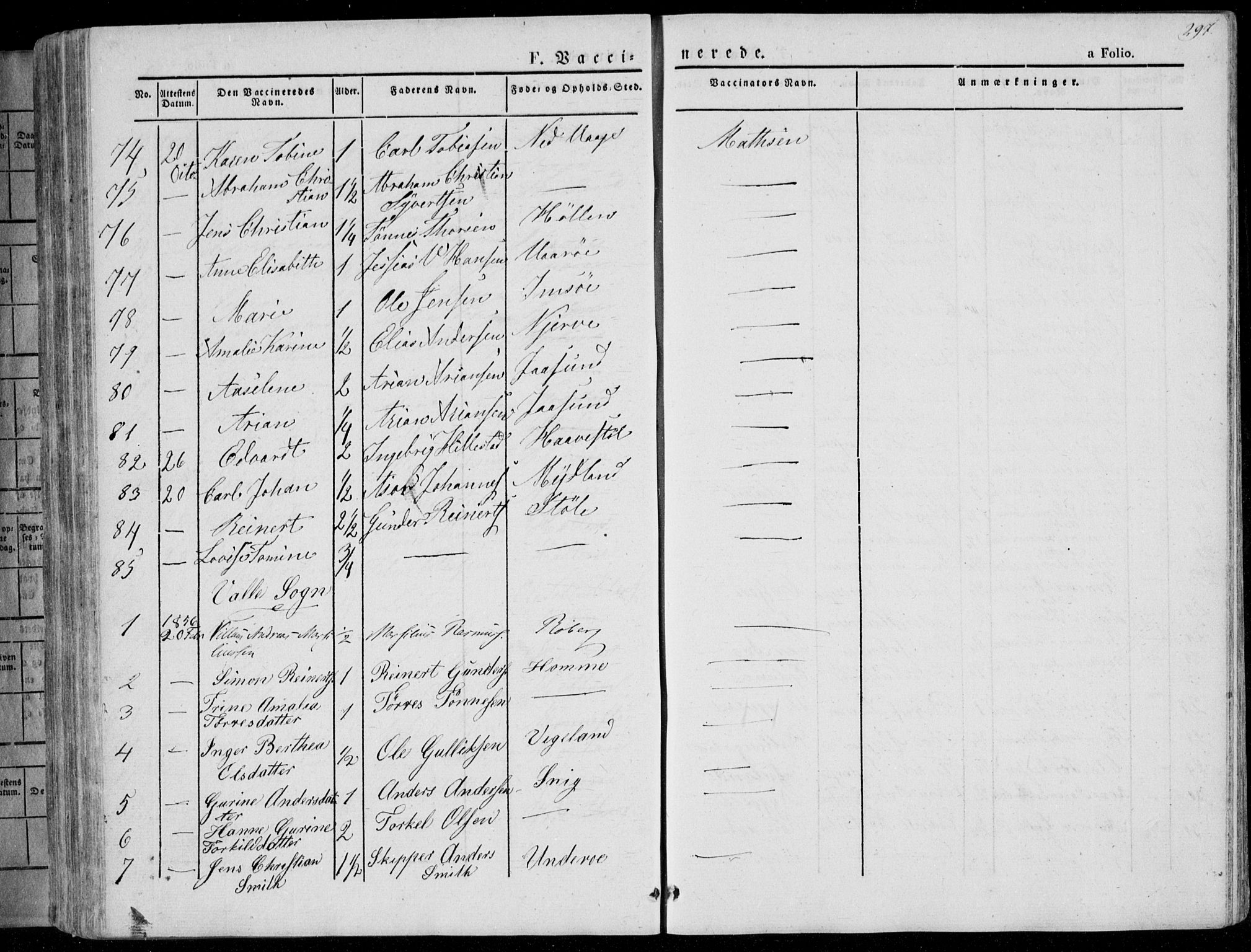 Sør-Audnedal sokneprestkontor, AV/SAK-1111-0039/F/Fa/Fab/L0006: Parish register (official) no. A 6, 1829-1855, p. 297