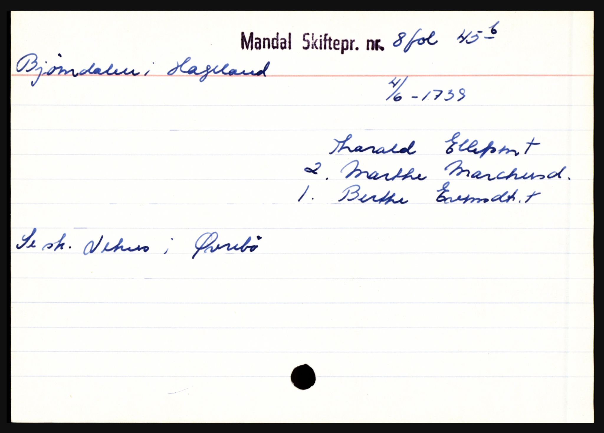 Mandal sorenskriveri, SAK/1221-0005/001/H, p. 1689