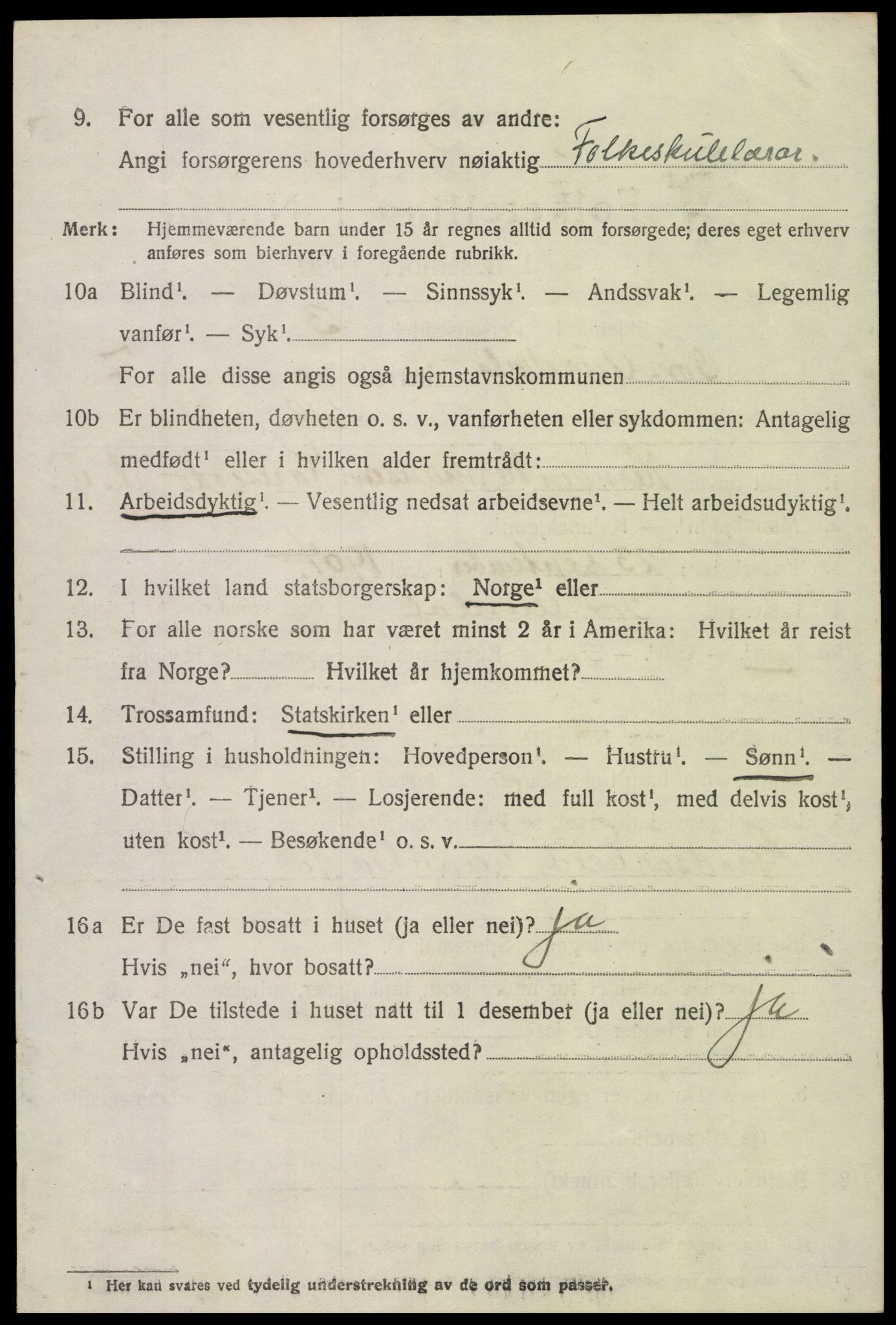 SAH, 1920 census for Sør-Aurdal, 1920, p. 3574