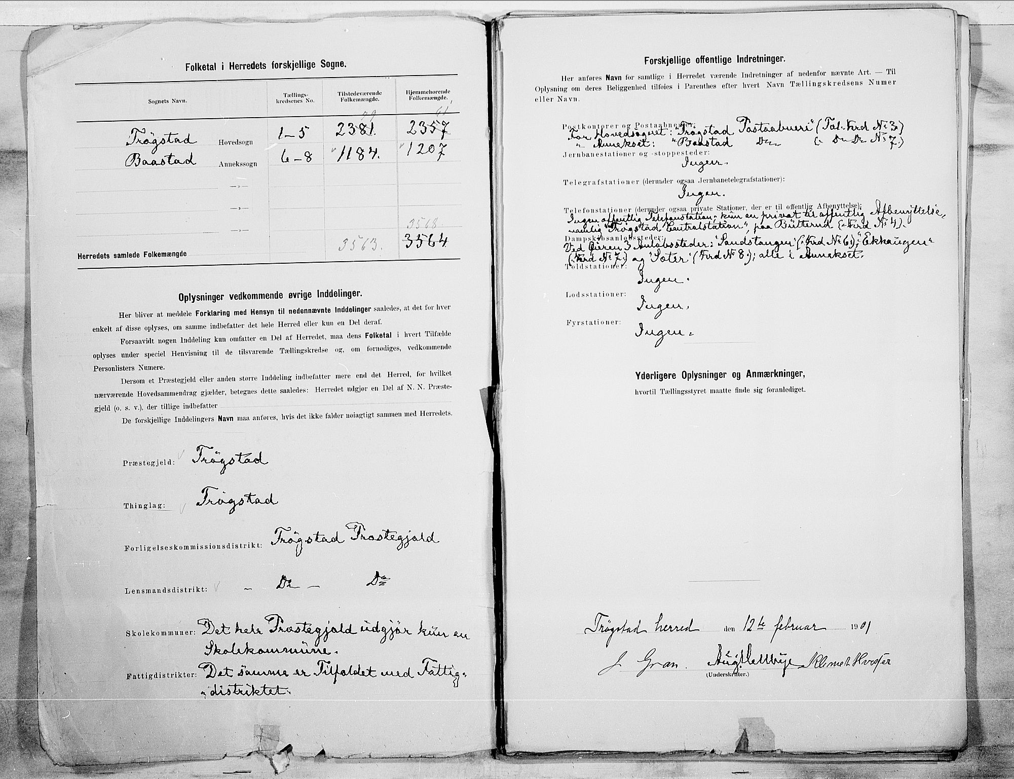 SAO, 1900 census for Trøgstad, 1900, p. 3