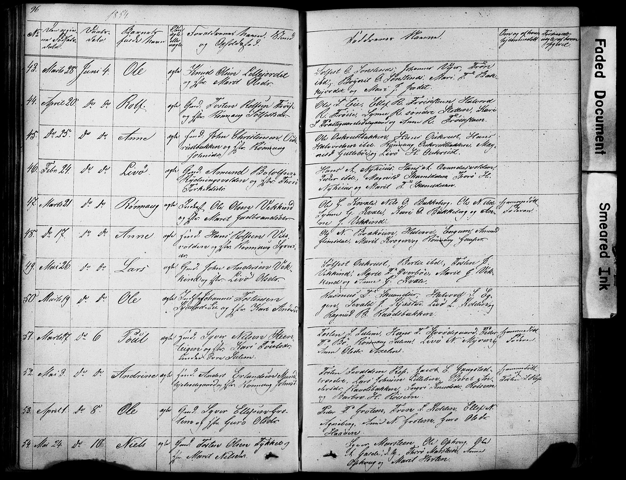 Lom prestekontor, AV/SAH-PREST-070/L/L0012: Parish register (copy) no. 12, 1845-1873, p. 96-97