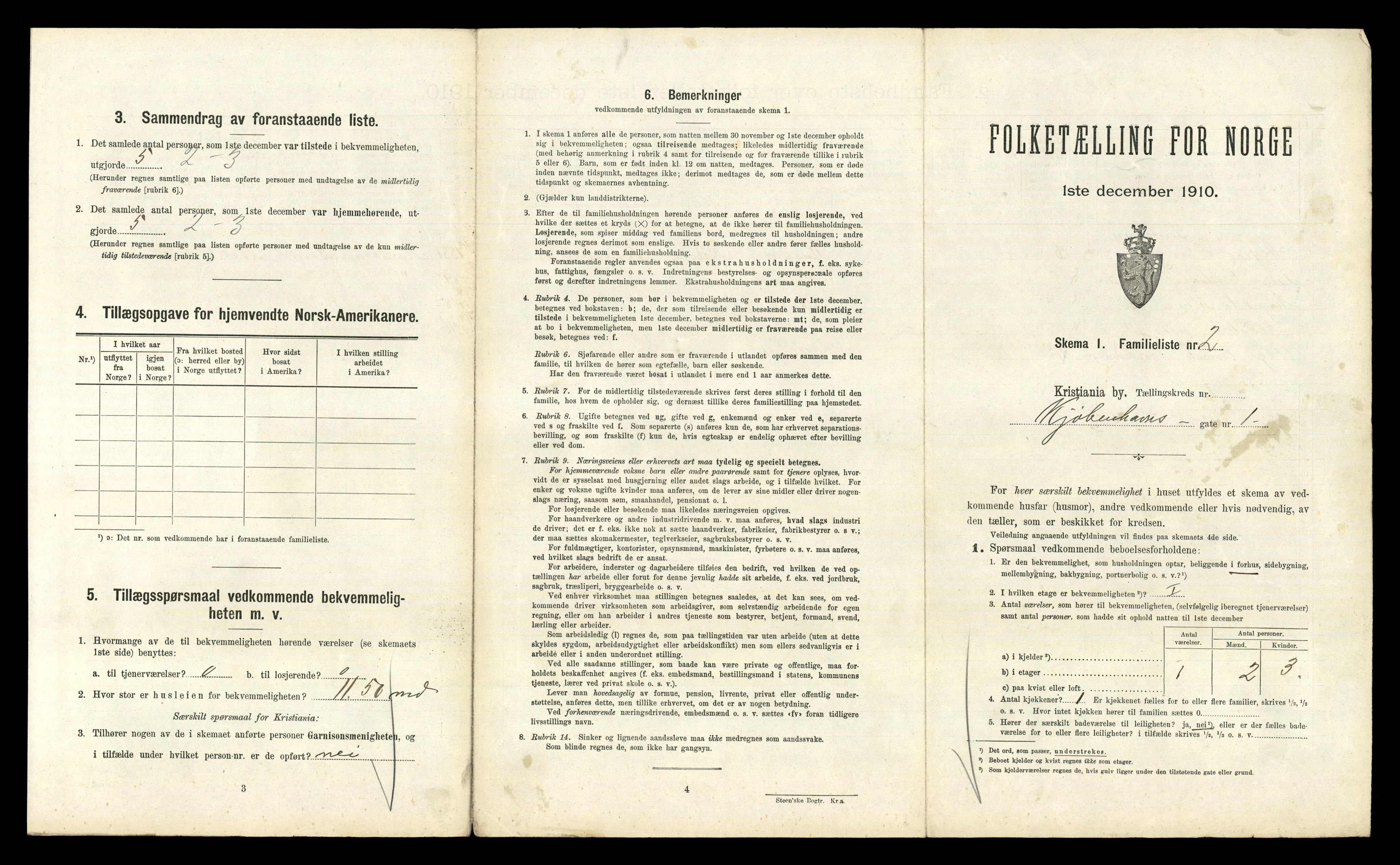 RA, 1910 census for Kristiania, 1910, p. 50121