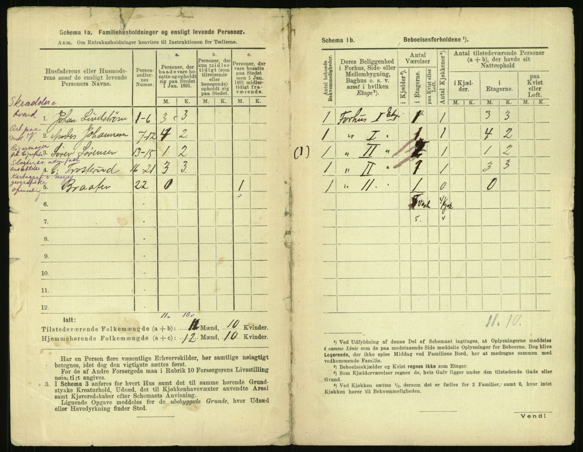 RA, 1891 census for 0301 Kristiania, 1891, p. 120232