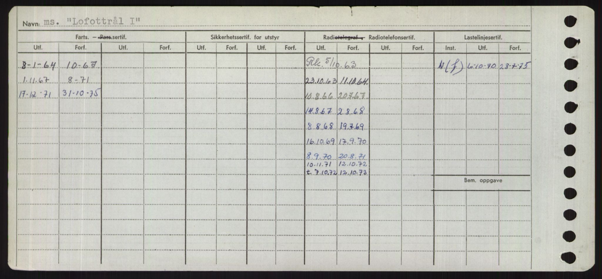 Sjøfartsdirektoratet med forløpere, Skipsmålingen, AV/RA-S-1627/H/Hd/L0023: Fartøy, Lia-Løv, p. 282