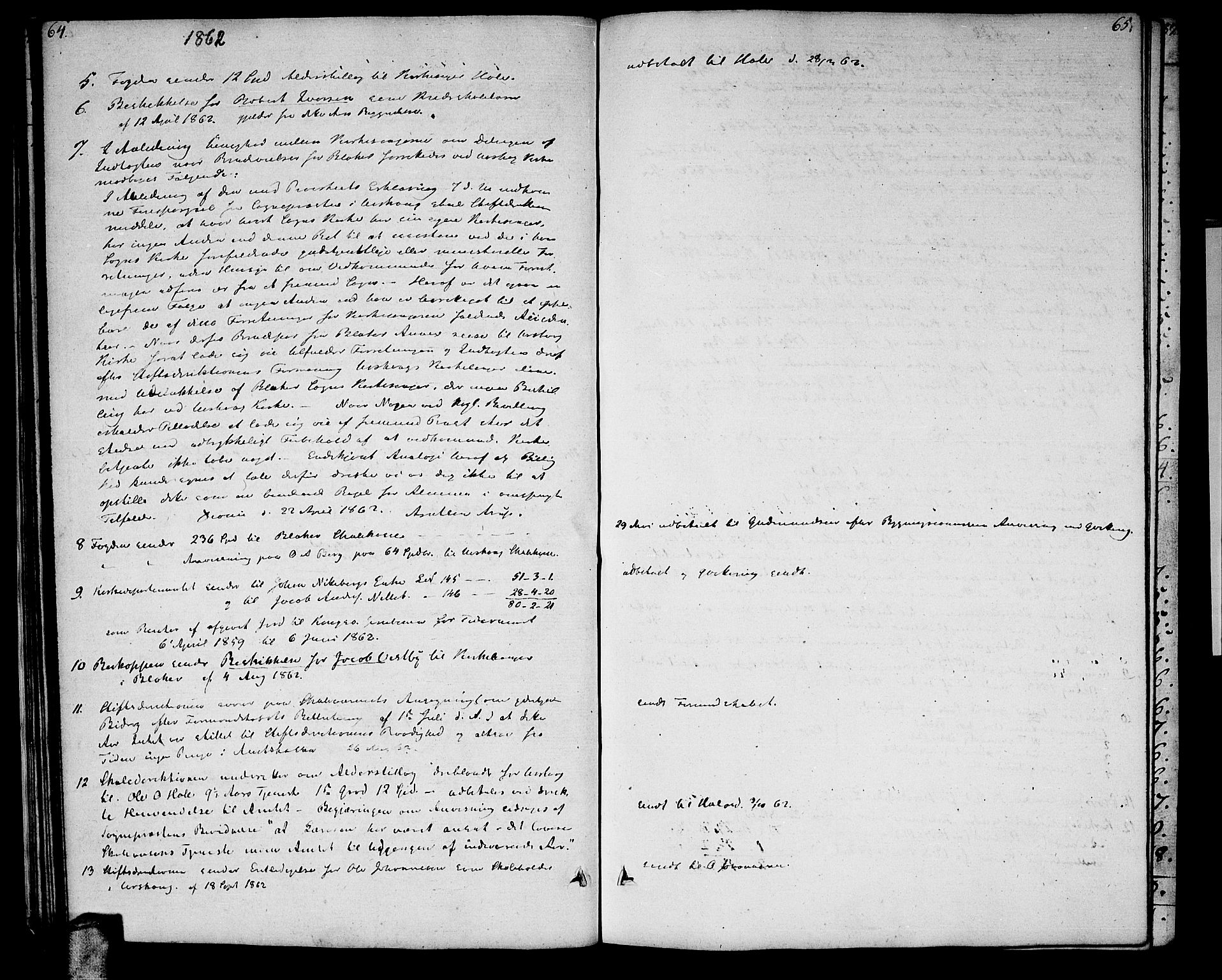 Aurskog prestekontor Kirkebøker, AV/SAO-A-10304a/F/Fa/L0004: Parish register (official) no. I 4, 1807-1814, p. 64-65