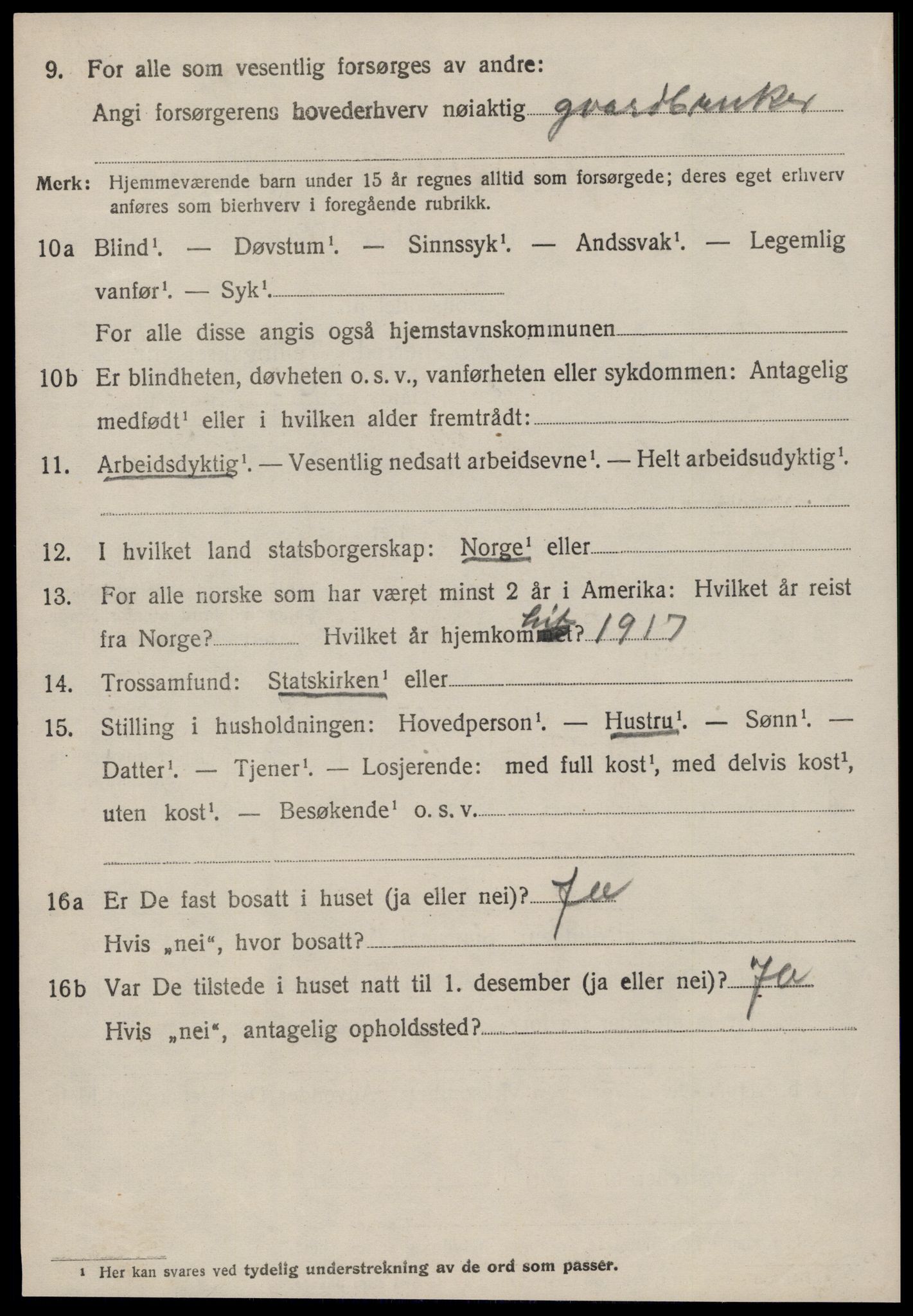 SAT, 1920 census for Fræna, 1920, p. 4056