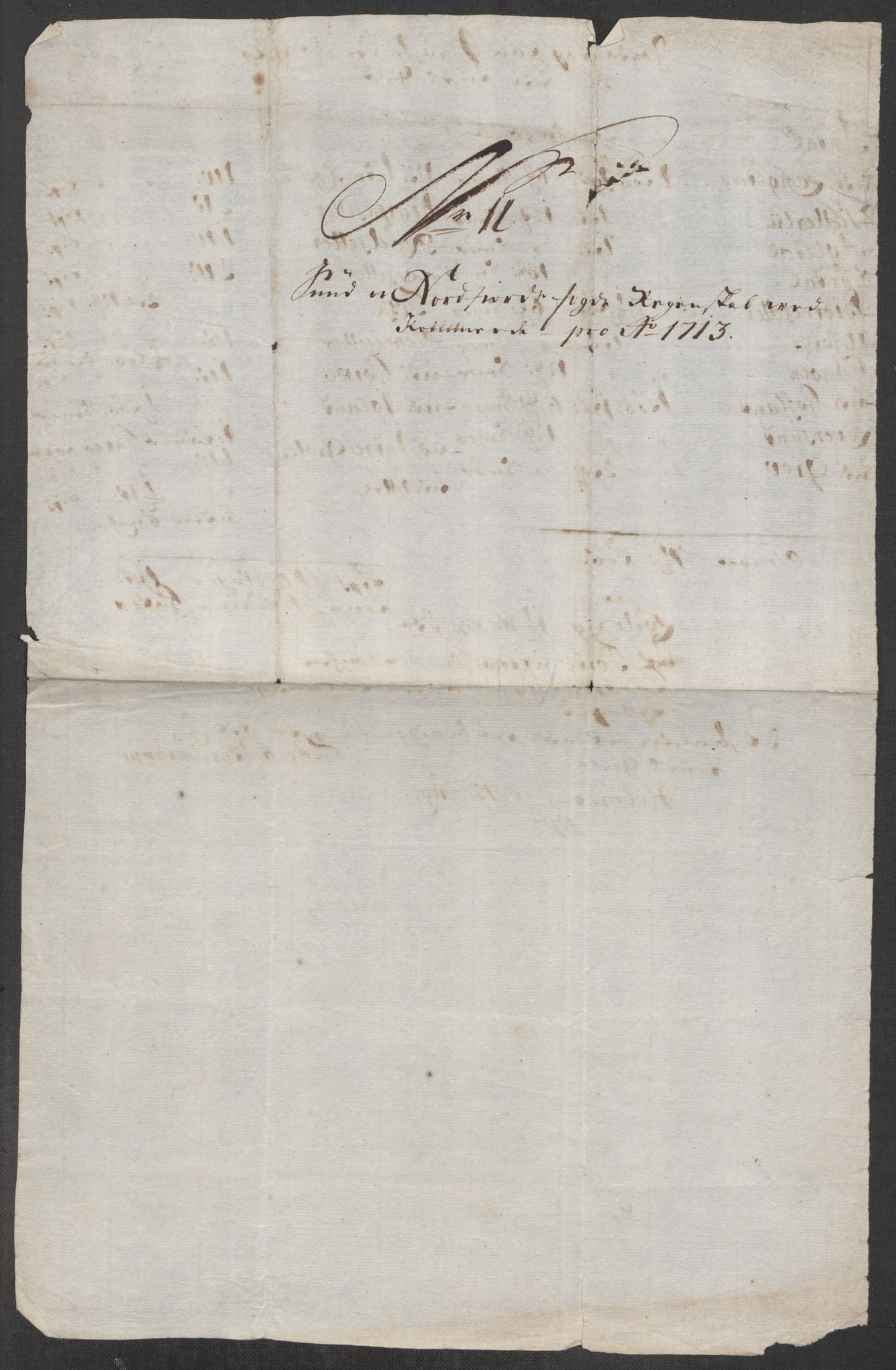 Rentekammeret inntil 1814, Reviderte regnskaper, Fogderegnskap, AV/RA-EA-4092/R53/L3437: Fogderegnskap Sunn- og Nordfjord, 1713, p. 259