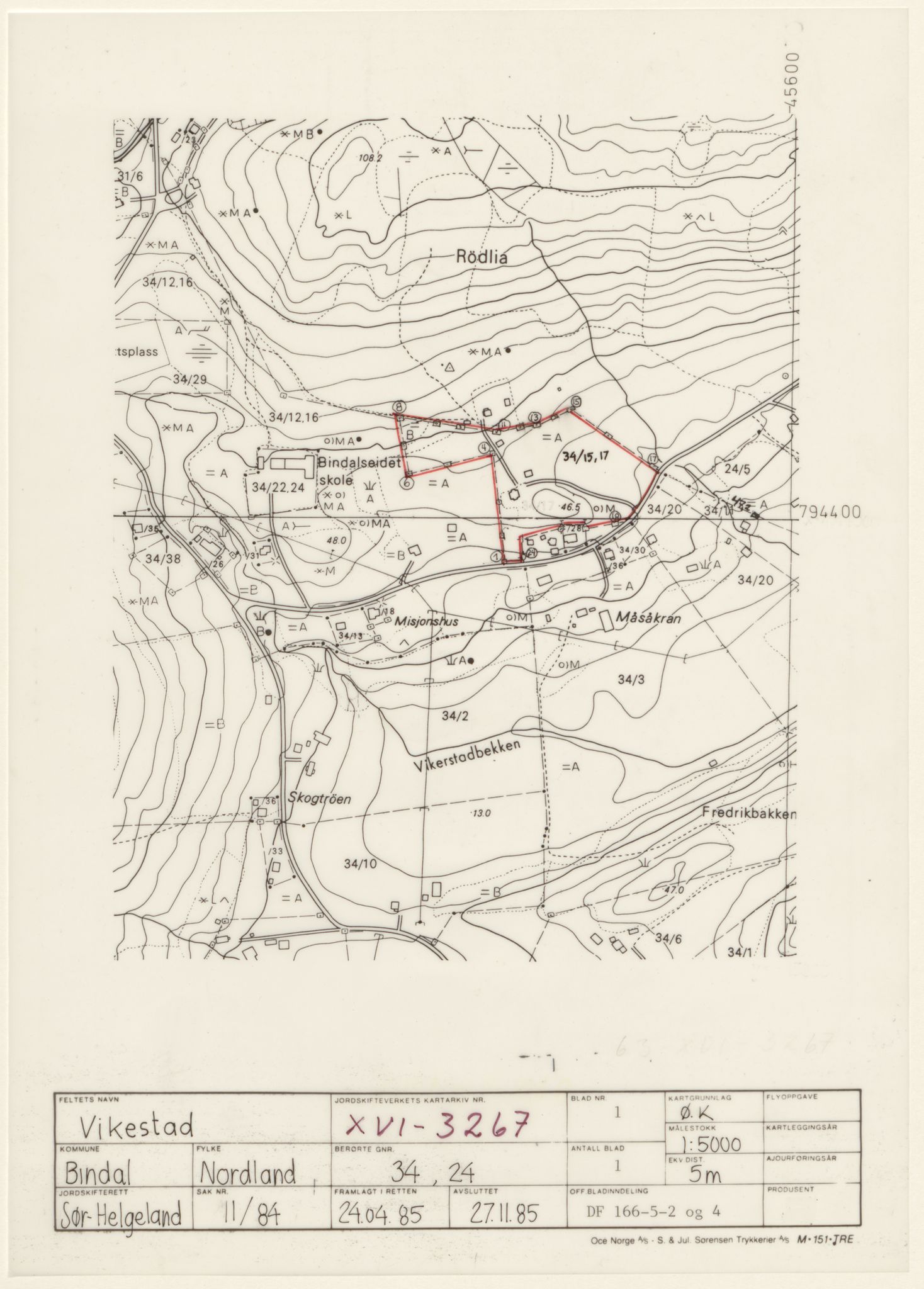 Jordskifteverkets kartarkiv, AV/RA-S-3929/T, 1859-1988, p. 4266
