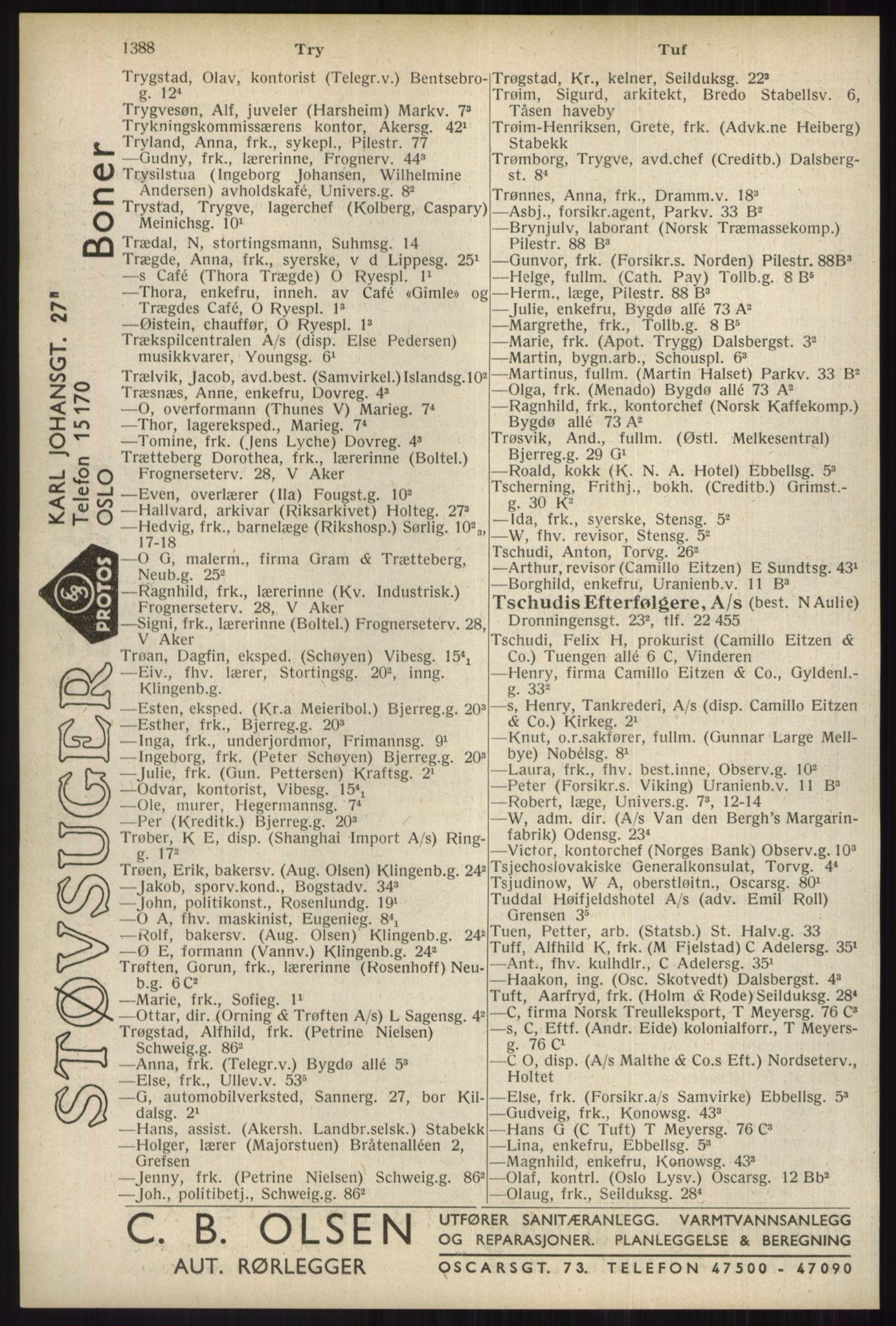 Kristiania/Oslo adressebok, PUBL/-, 1934, p. 1388