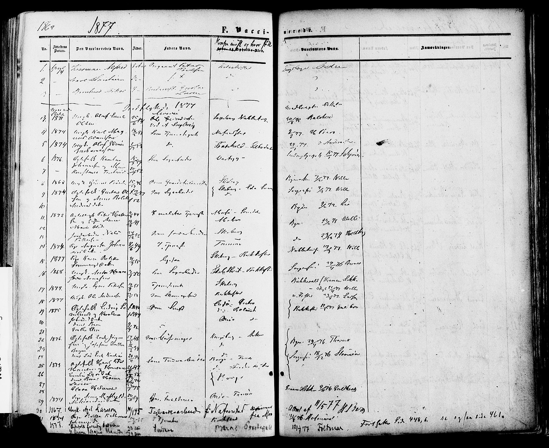 Fredrikstad prestekontor Kirkebøker, SAO/A-11082/F/Fa/L0006: Parish register (official) no. 6, 1857-1878, p. 426