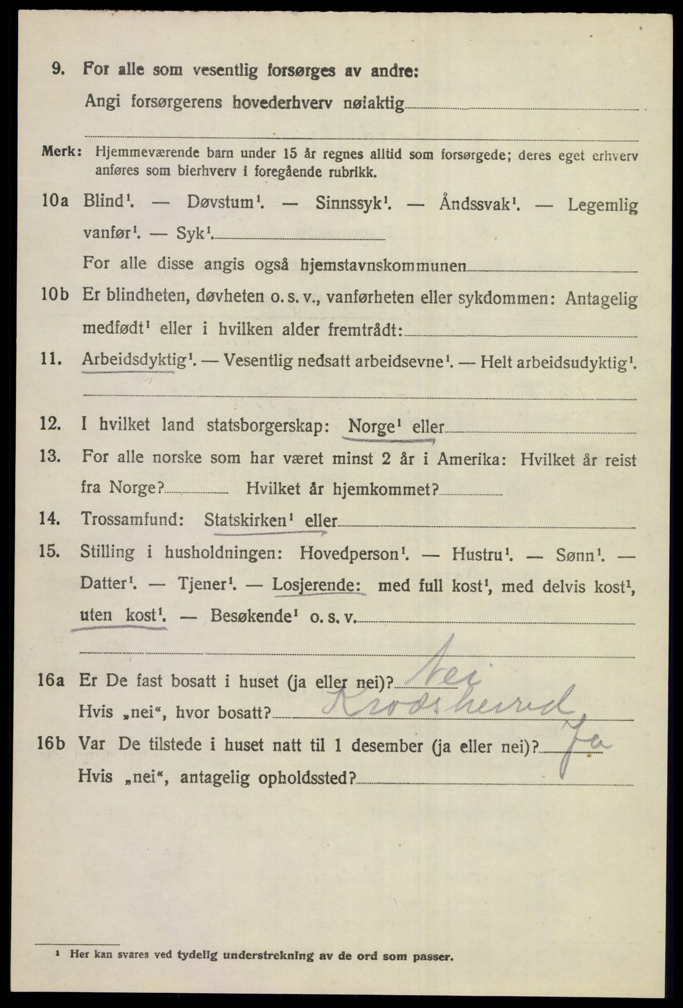 SAKO, 1920 census for Norderhov, 1920, p. 14225