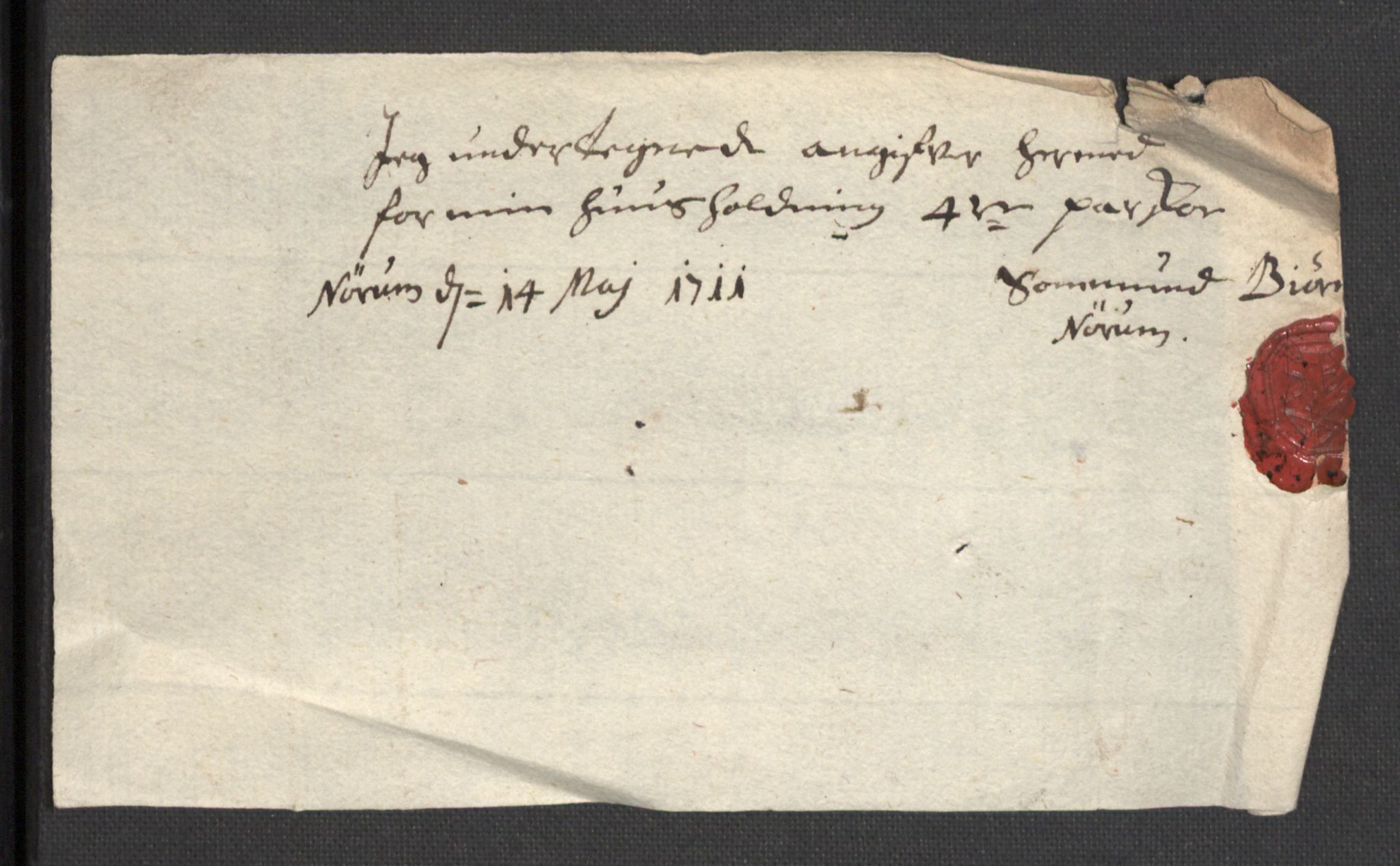 Rentekammeret inntil 1814, Reviderte regnskaper, Fogderegnskap, AV/RA-EA-4092/R36/L2121: Fogderegnskap Øvre og Nedre Telemark og Bamble, 1711, p. 249