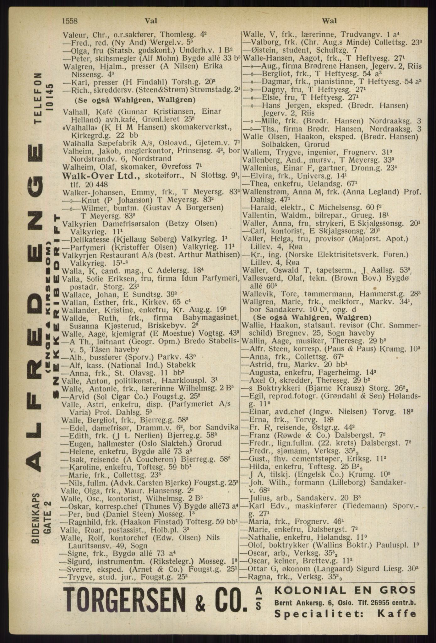 Kristiania/Oslo adressebok, PUBL/-, 1937, p. 1558