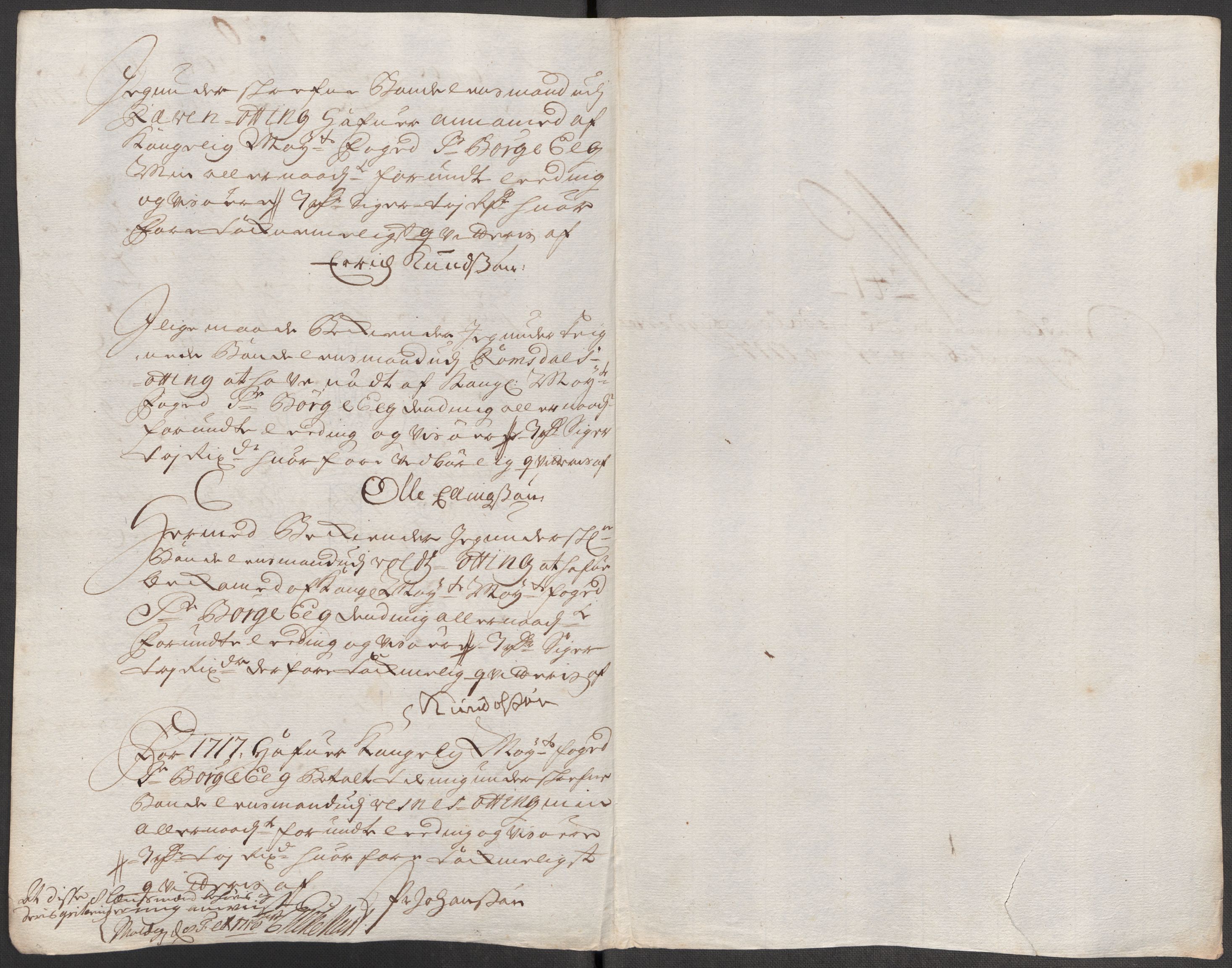 Rentekammeret inntil 1814, Reviderte regnskaper, Fogderegnskap, AV/RA-EA-4092/R55/L3664: Fogderegnskap Romsdal, 1717, p. 214