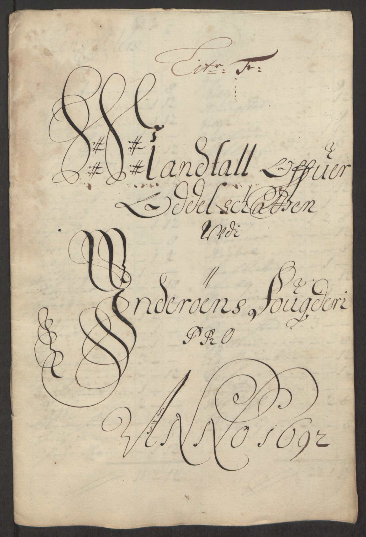 Rentekammeret inntil 1814, Reviderte regnskaper, Fogderegnskap, RA/EA-4092/R63/L4308: Fogderegnskap Inderøy, 1692-1694, p. 84