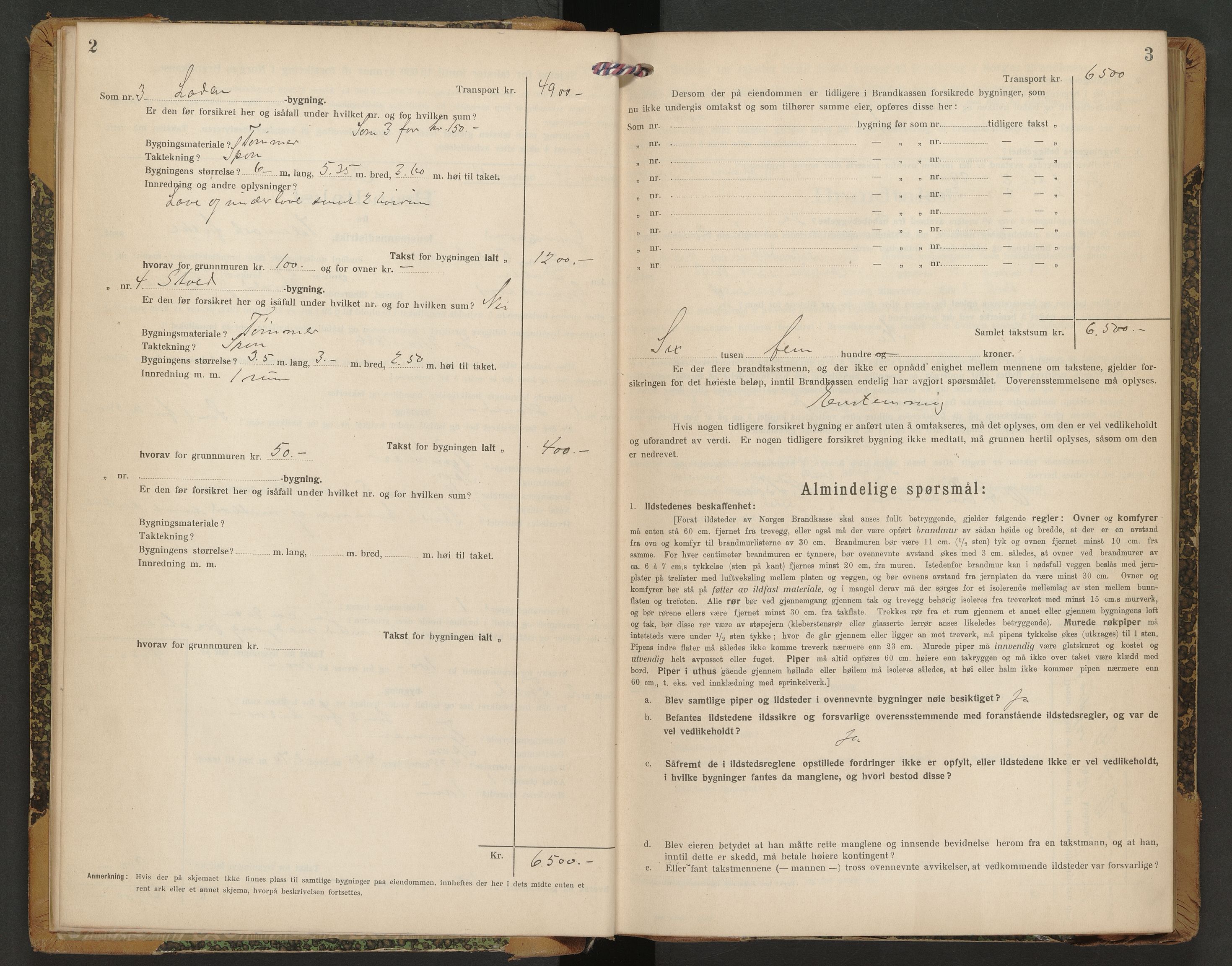 Gransherad lensmannskontor, AV/SAKO-A-557/Y/Yb/Ybb/L0003: Skjematakstprotokoll, 1921-1930