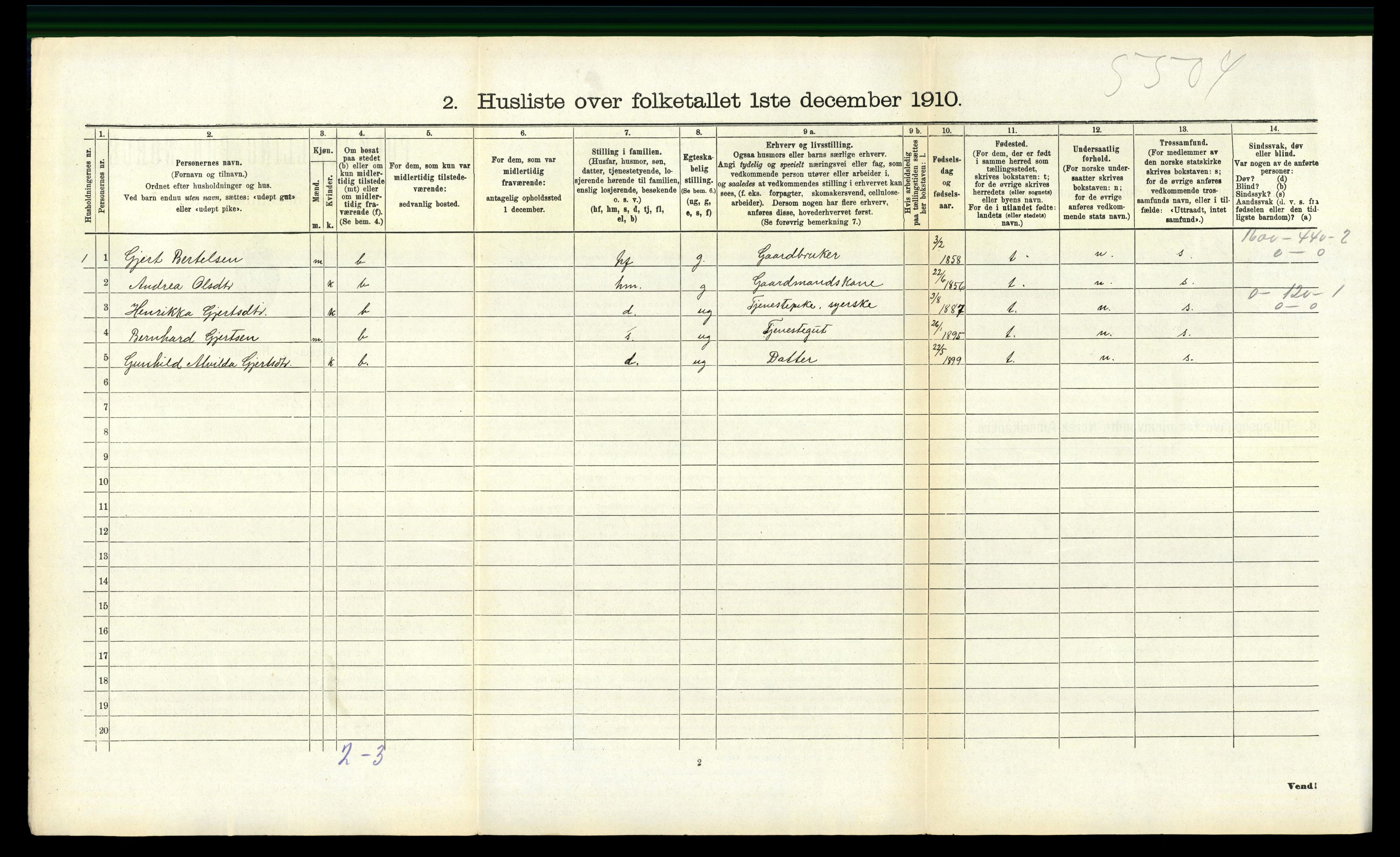 RA, 1910 census for Masfjorden, 1910, p. 467