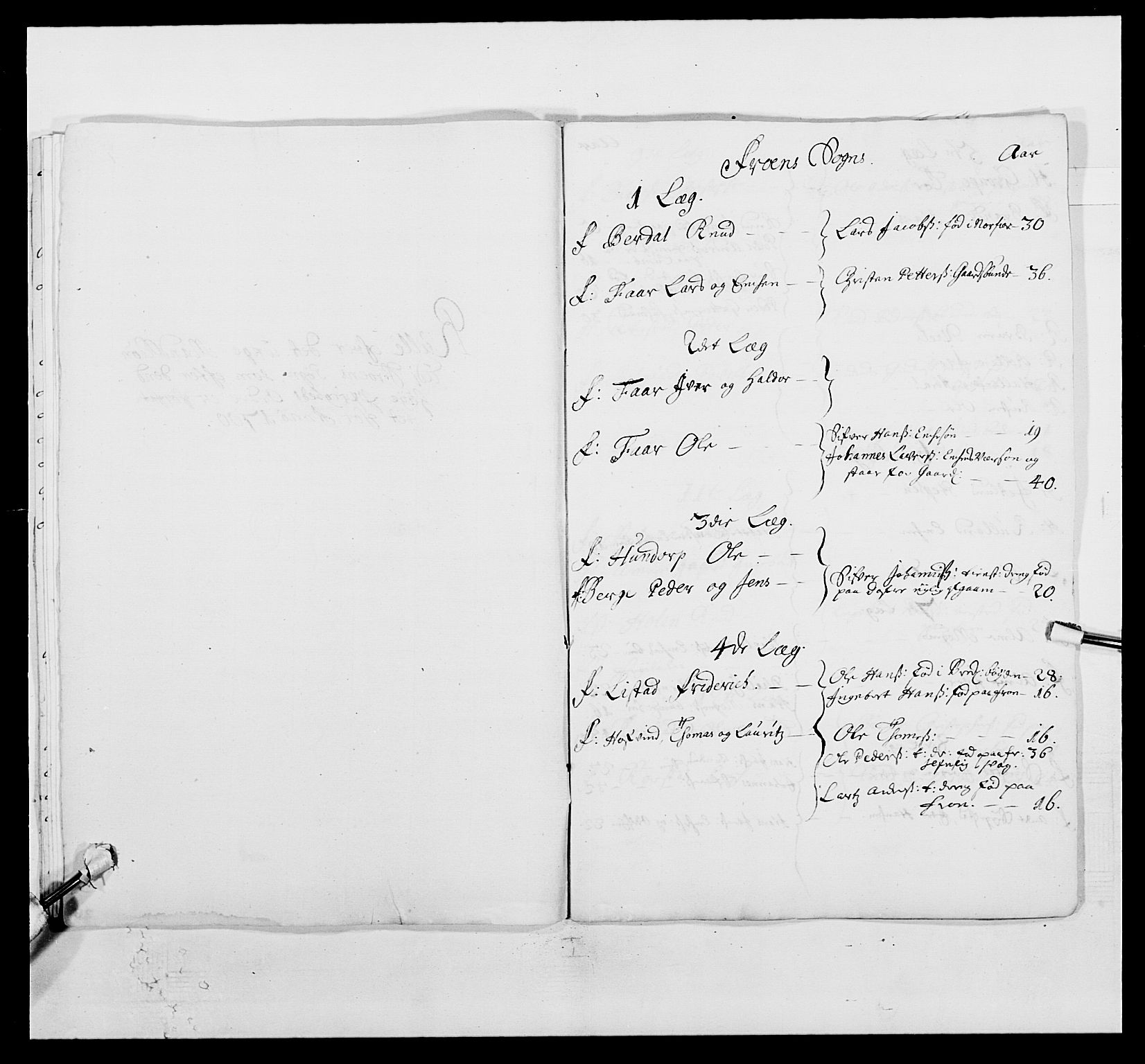 Kommanderende general (KG I) med Det norske krigsdirektorium, AV/RA-EA-5419/E/Ea/L0501: Opplandske regiment, 1699-1700, p. 134