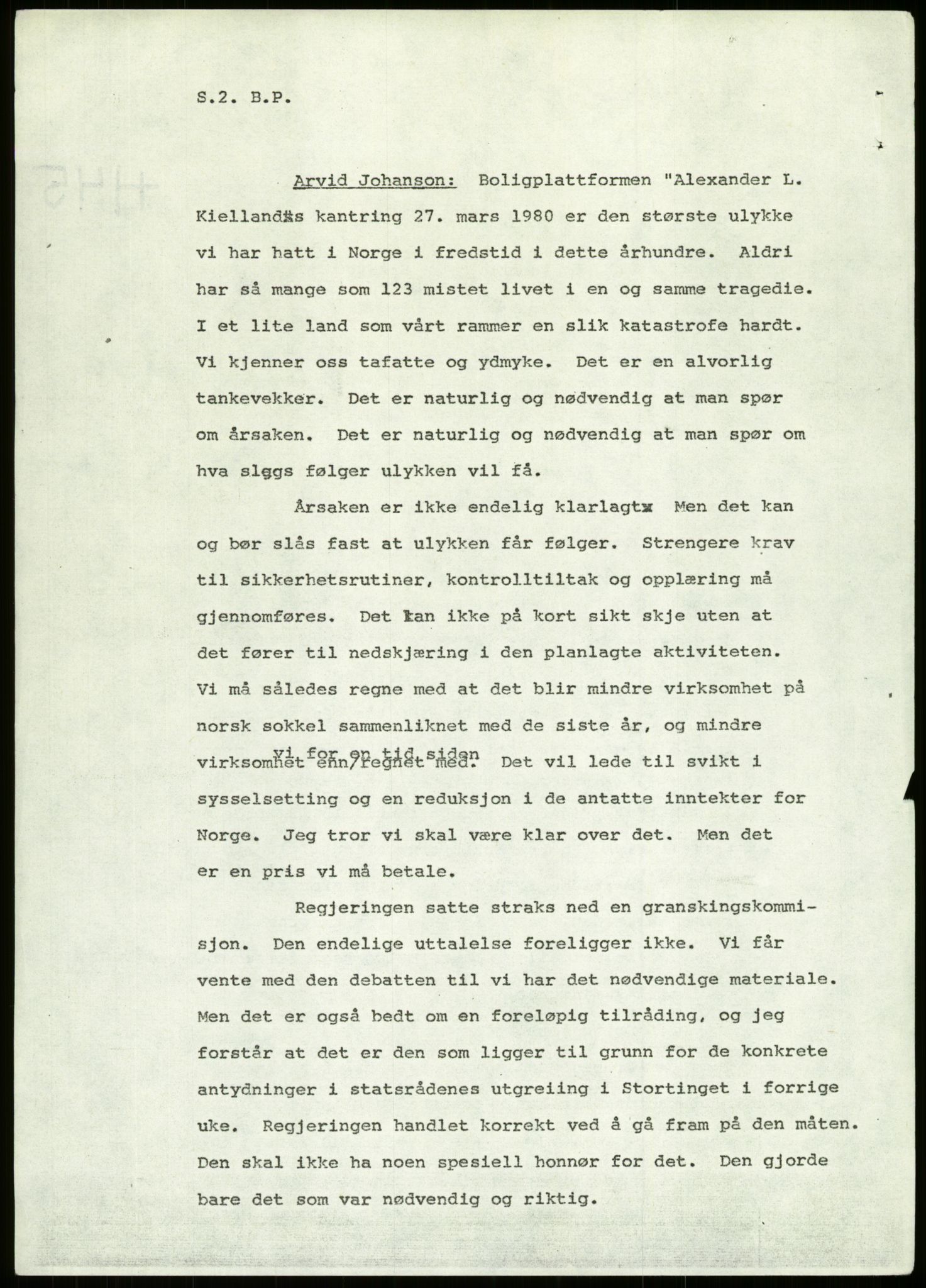 Justisdepartementet, Granskningskommisjonen ved Alexander Kielland-ulykken 27.3.1980, AV/RA-S-1165/D/L0013: H Sjøfartsdirektoratet og Skipskontrollen (H25-H43, H45, H47-H48, H50, H52)/I Det norske Veritas (I34, I41, I47), 1980-1981, p. 368