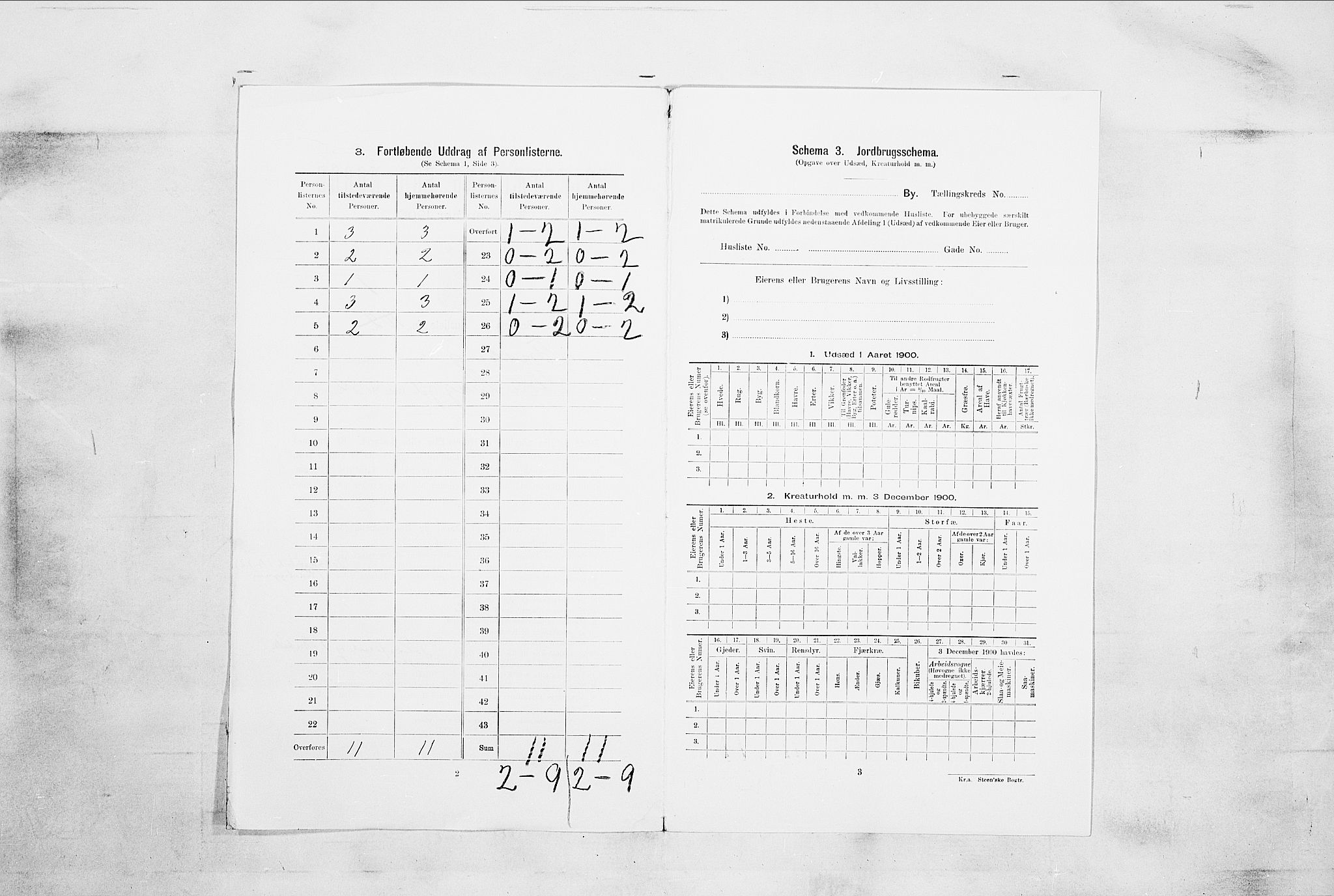 RA, 1900 census for Tønsberg, 1900, p. 888