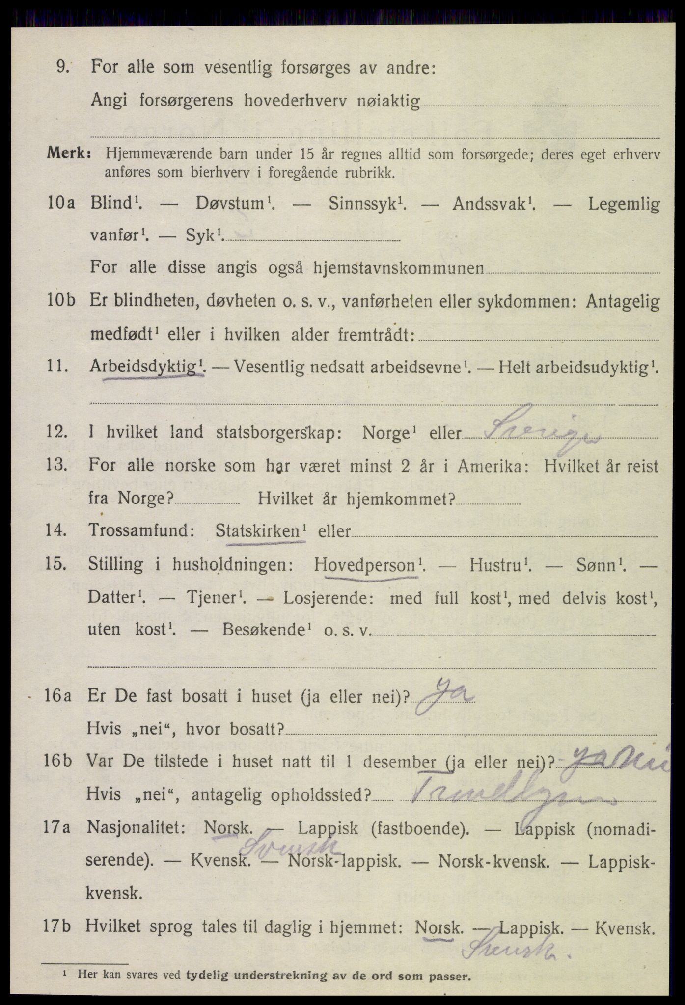 SAT, 1920 census for Stjørdal, 1920, p. 2551