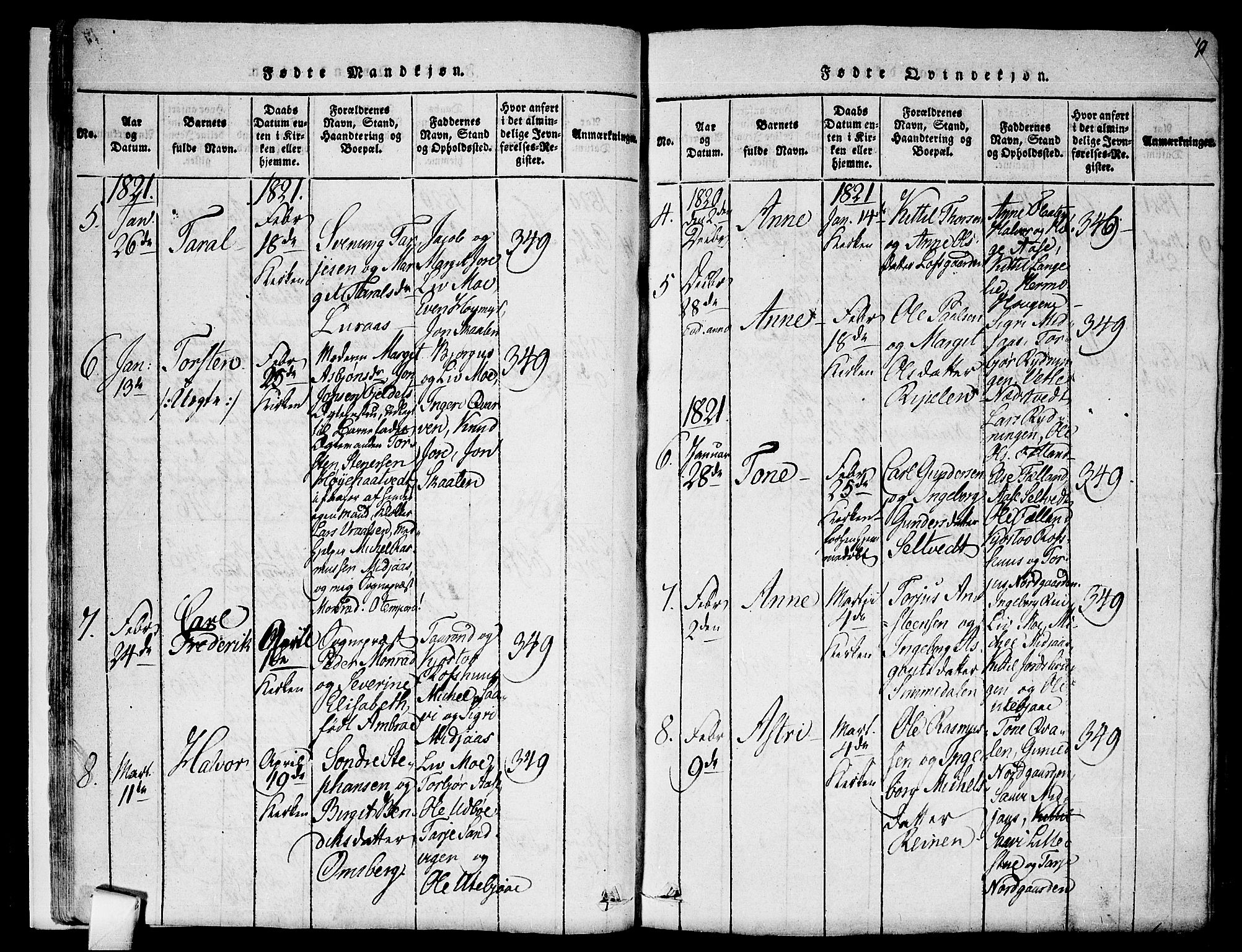 Mo kirkebøker, SAKO/A-286/F/Fa/L0004: Parish register (official) no. I 4, 1814-1844, p. 18