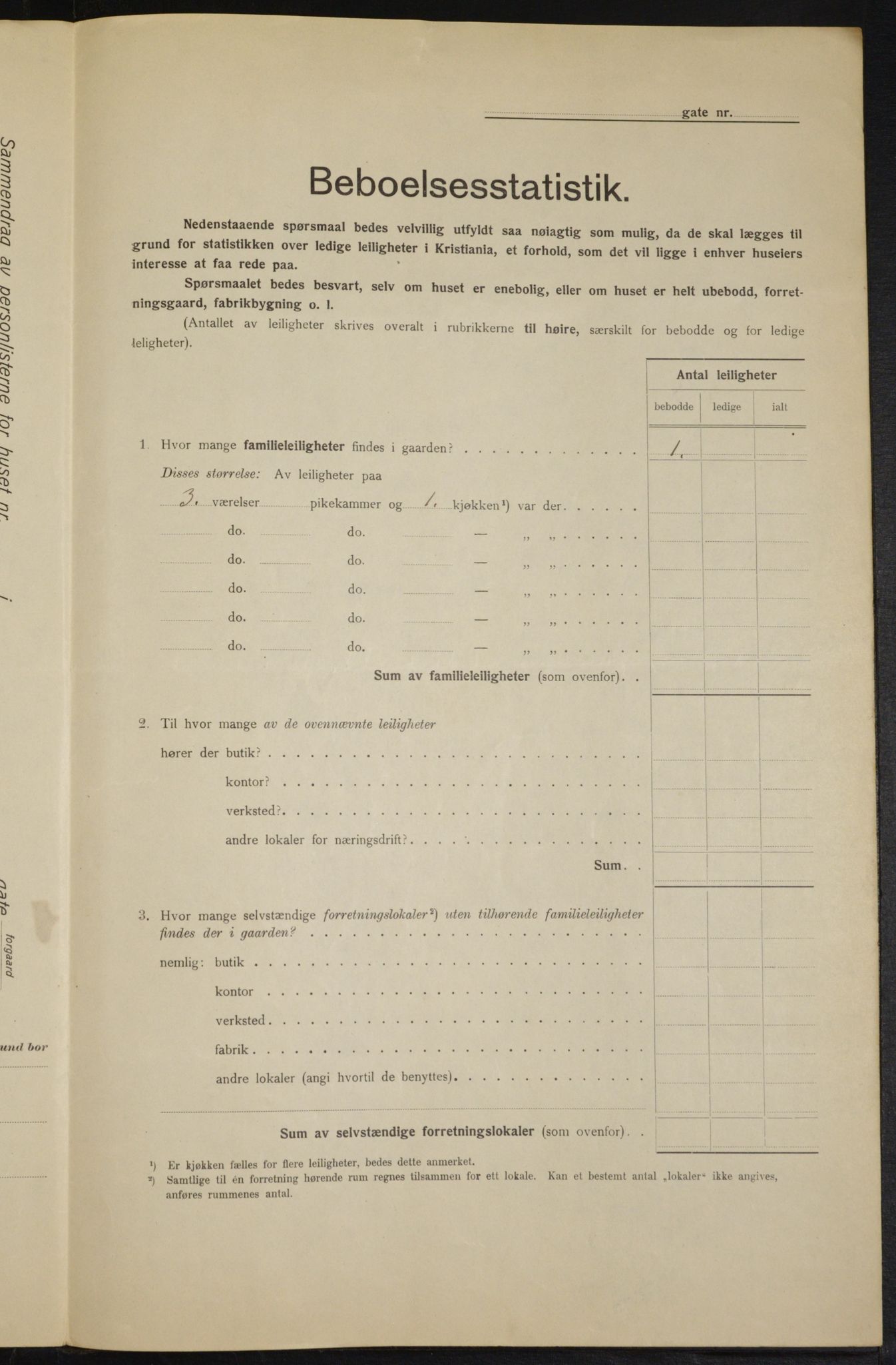 OBA, Municipal Census 1915 for Kristiania, 1915, p. 47213