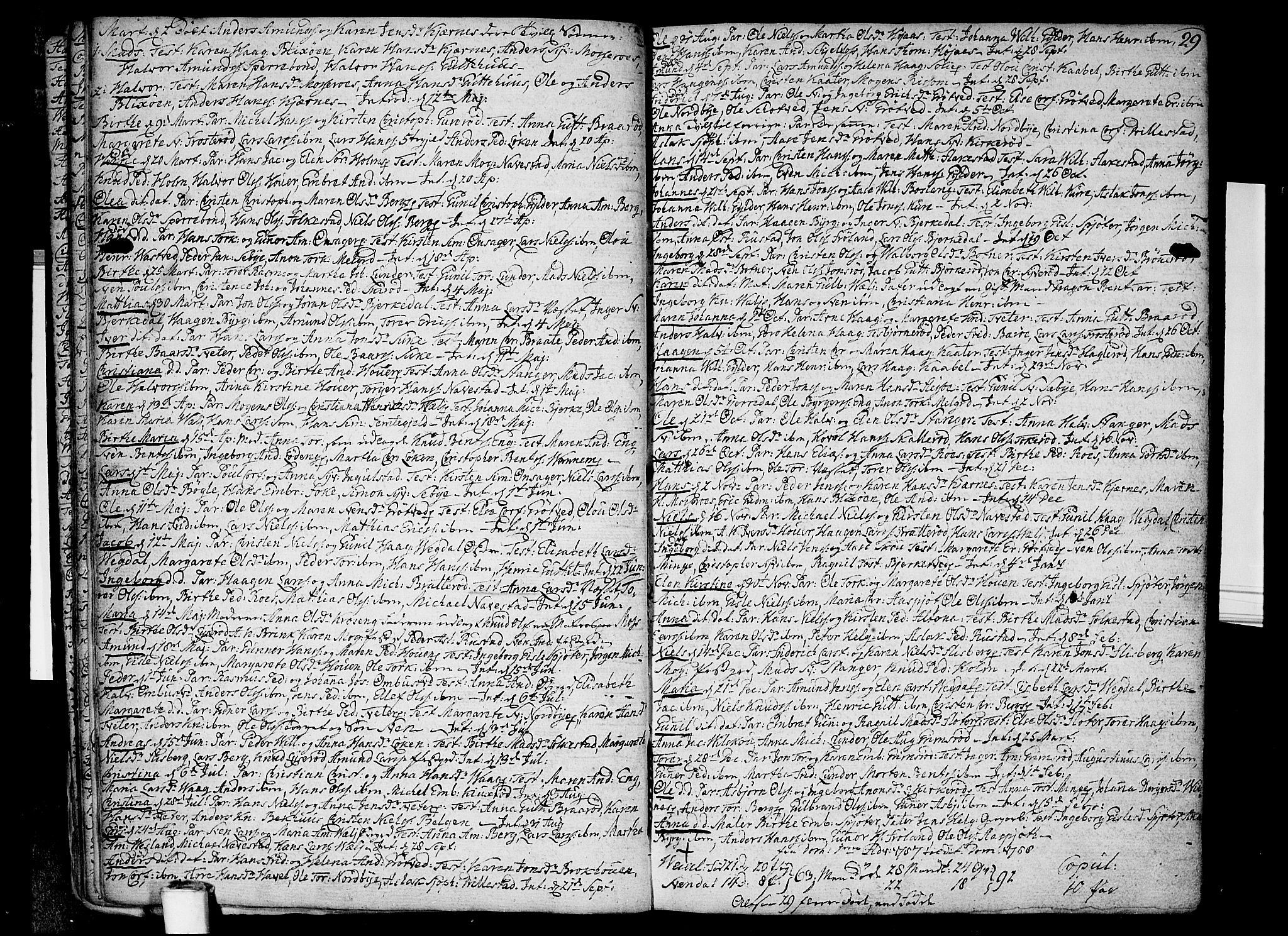 Våler prestekontor Kirkebøker, AV/SAO-A-11083/F/Fa/L0004: Parish register (official) no. I 4, 1771-1815, p. 29