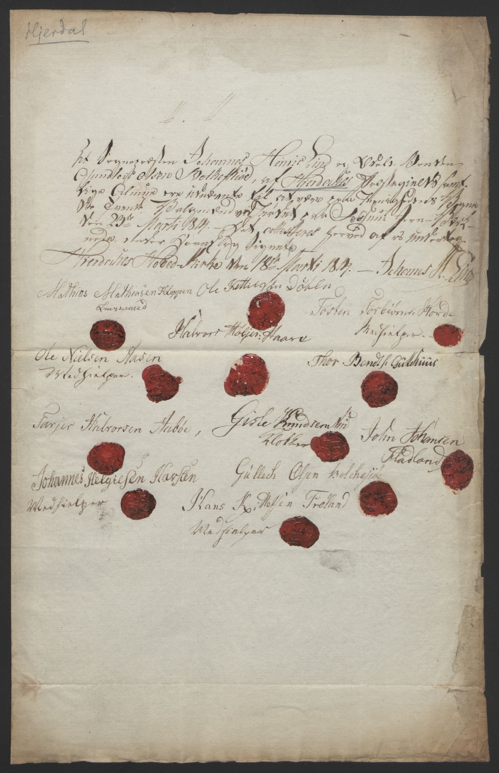 Statsrådssekretariatet, RA/S-1001/D/Db/L0008: Fullmakter for Eidsvollsrepresentantene i 1814. , 1814, p. 51
