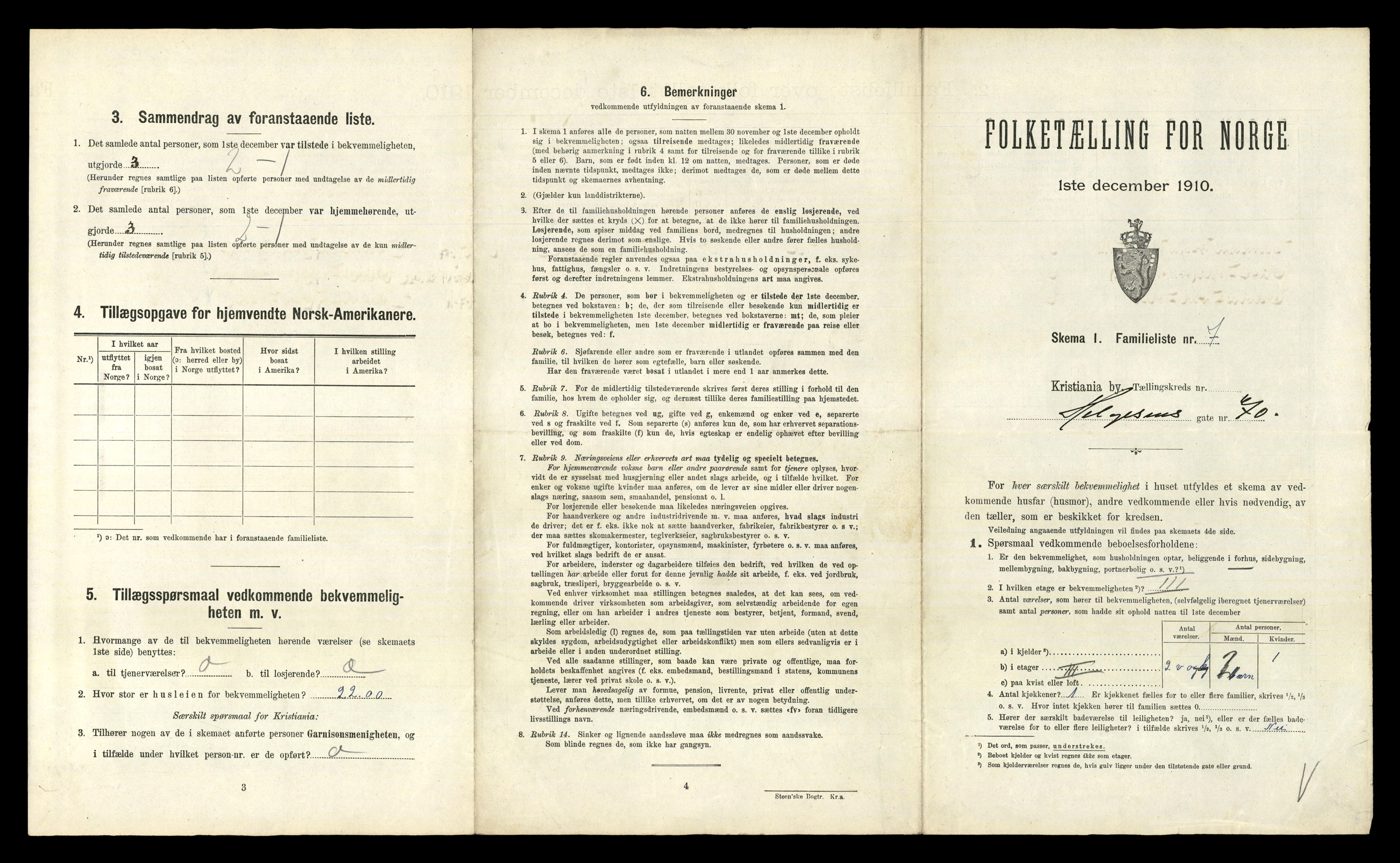 RA, 1910 census for Kristiania, 1910, p. 37675