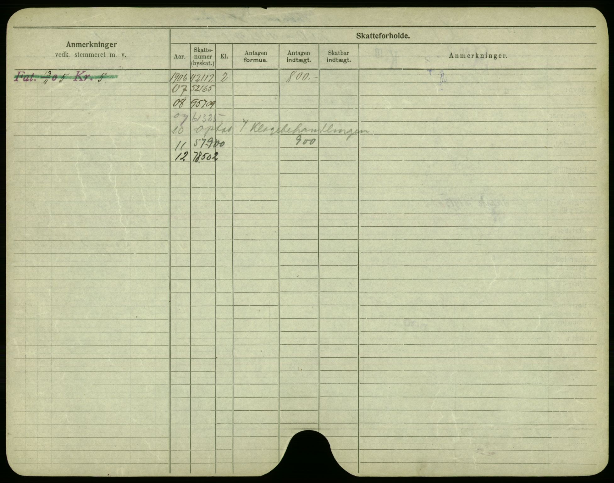 Oslo folkeregister, Registerkort, AV/SAO-A-11715/F/Fa/Fac/L0002: Menn, 1906-1914, p. 1075b