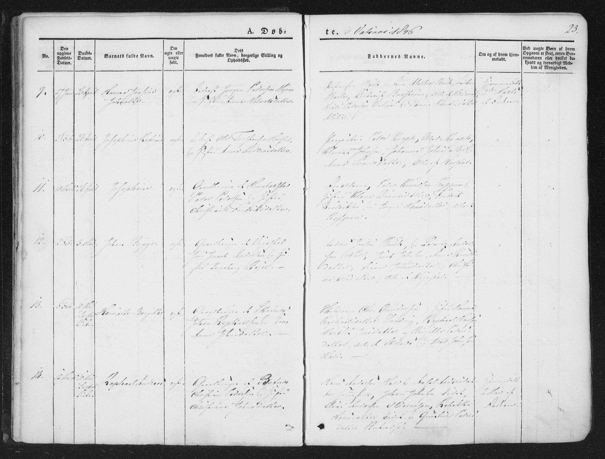 Ministerialprotokoller, klokkerbøker og fødselsregistre - Nordland, AV/SAT-A-1459/810/L0144: Parish register (official) no. 810A07 /1, 1841-1862, p. 23