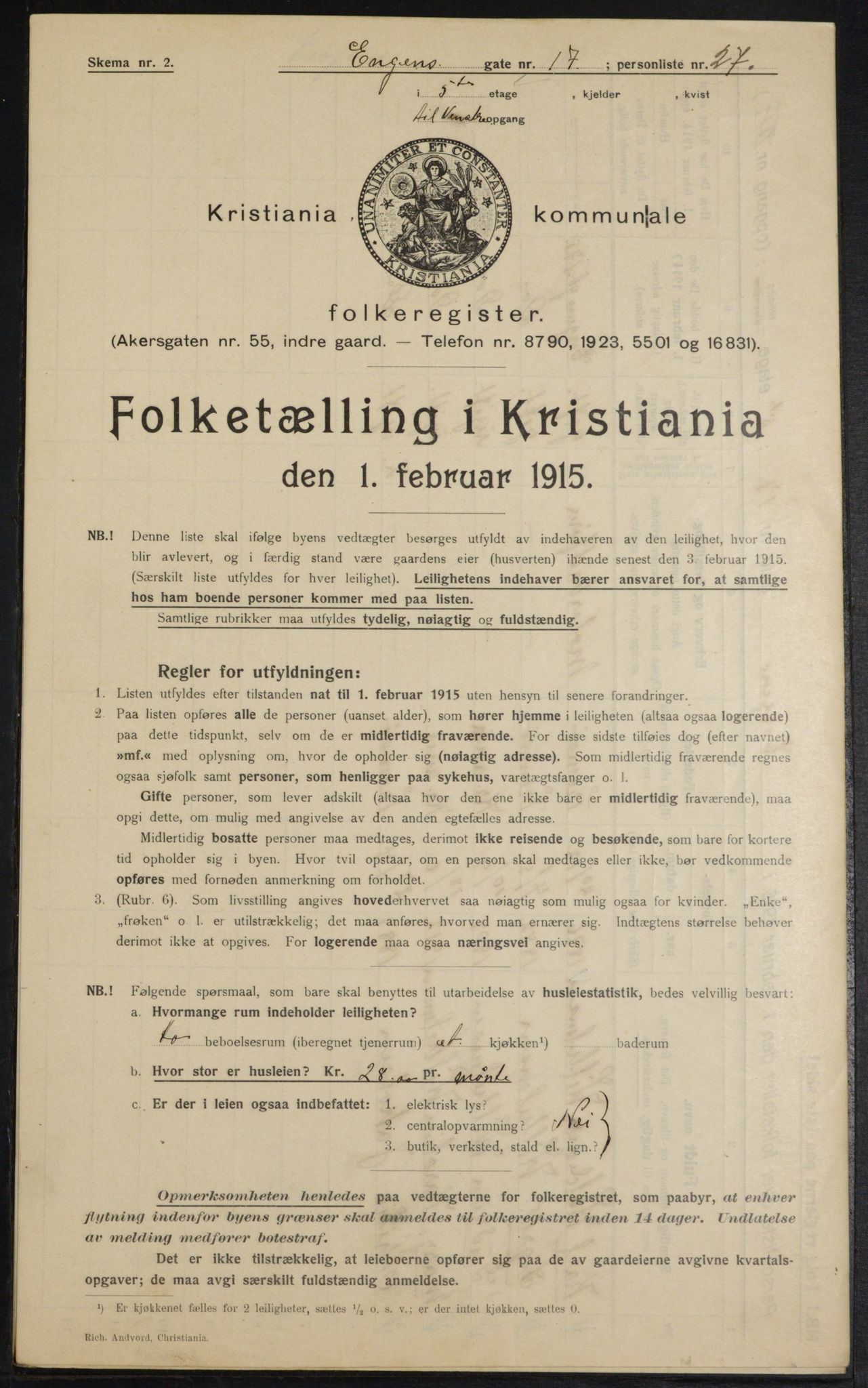 OBA, Municipal Census 1915 for Kristiania, 1915, p. 21502