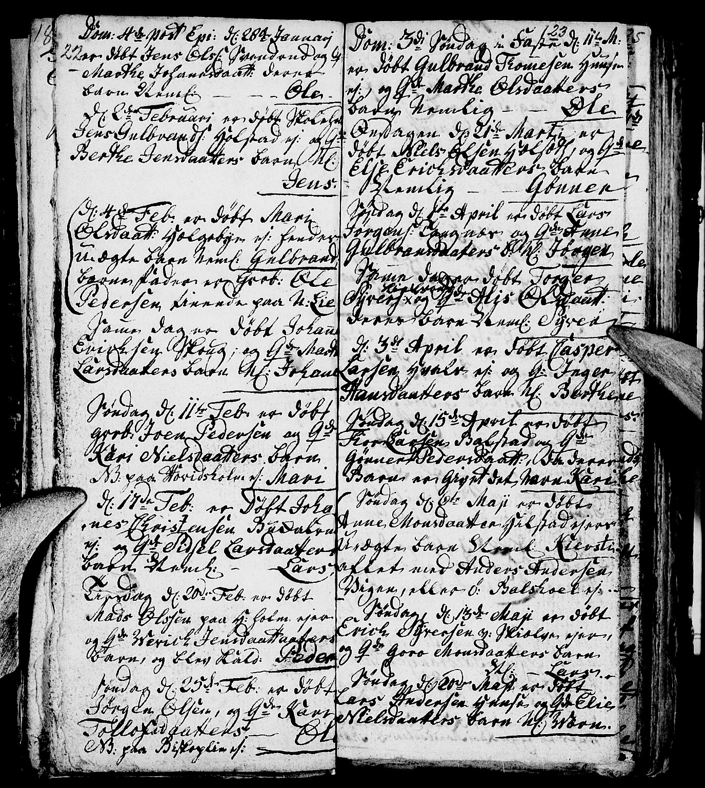 Nes prestekontor, Hedmark, AV/SAH-PREST-020/L/La/L0002: Parish register (copy) no. 2, 1785-1813, p. 22-23