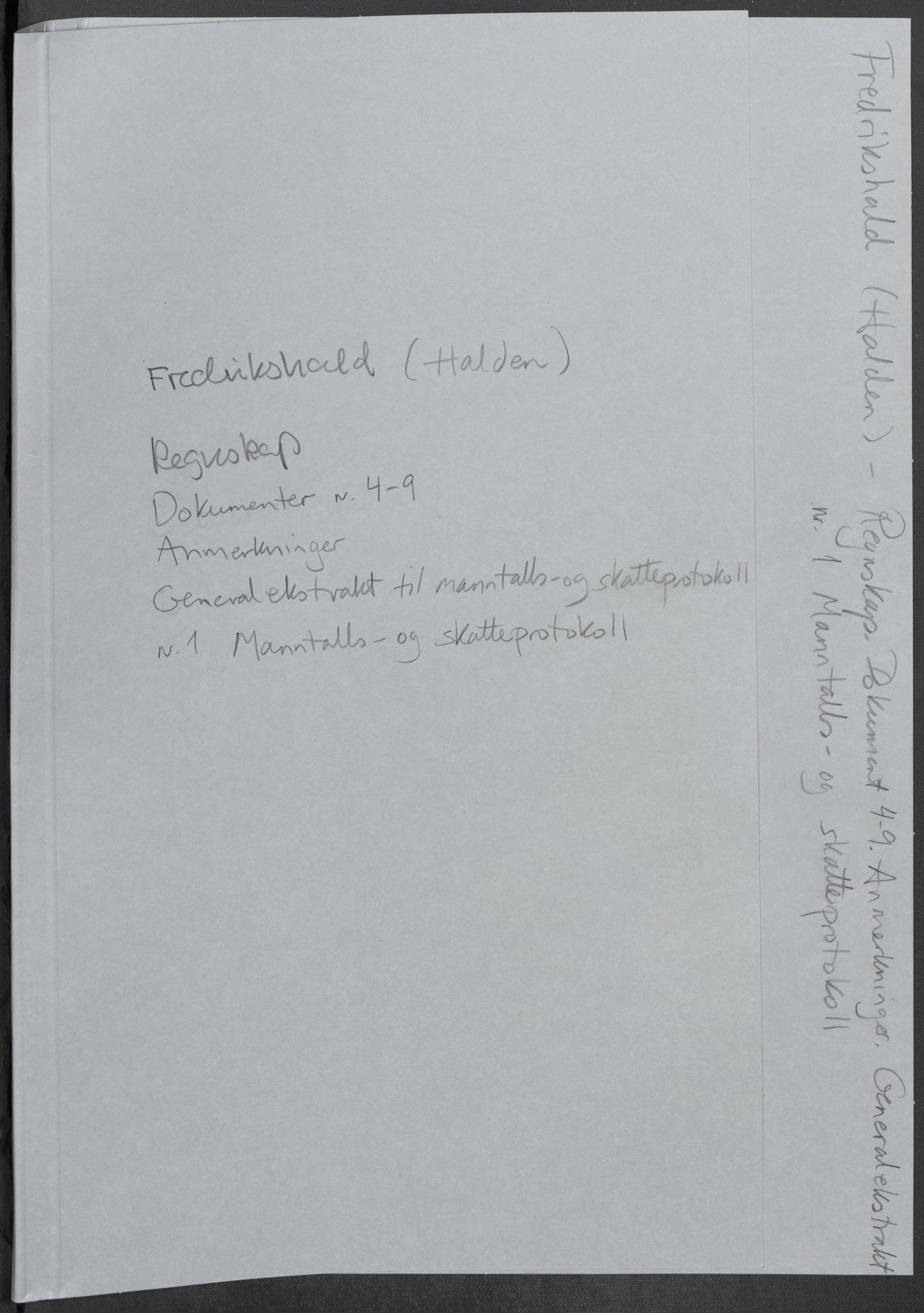 Rentekammeret inntil 1814, Reviderte regnskaper, Mindre regnskaper, AV/RA-EA-4068/Rf/Rfe/L0008: Kristiansand. Kristiansund. Fredrikshald (Halden), 1789, p. 266