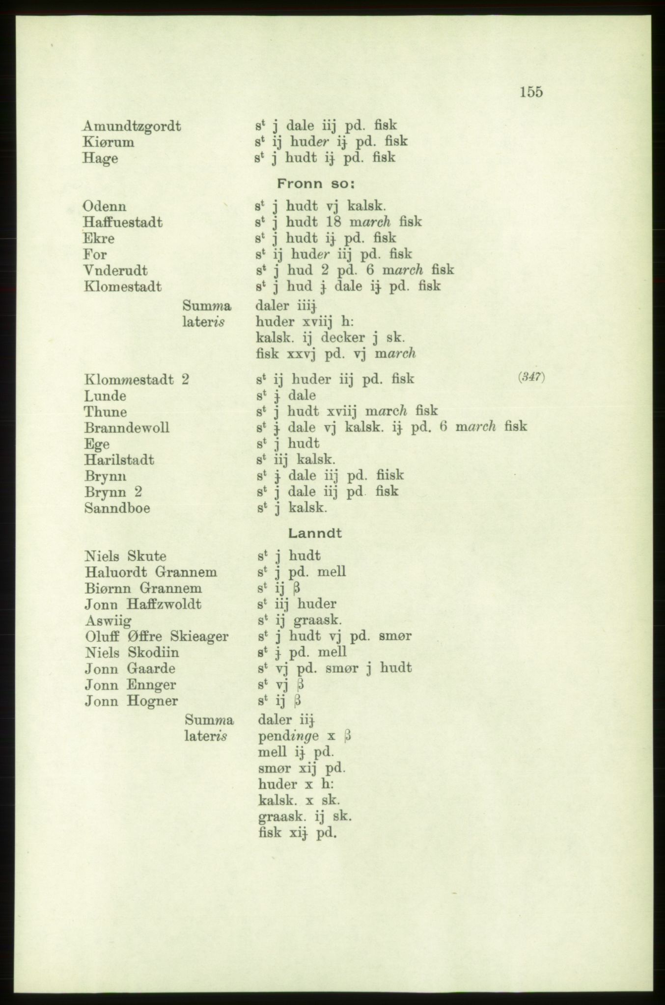 Publikasjoner utgitt av Arkivverket, PUBL/PUBL-001/C/0001: Bind 1: Rekneskap for Akershus len 1557-1558, 1557-1558, p. 155