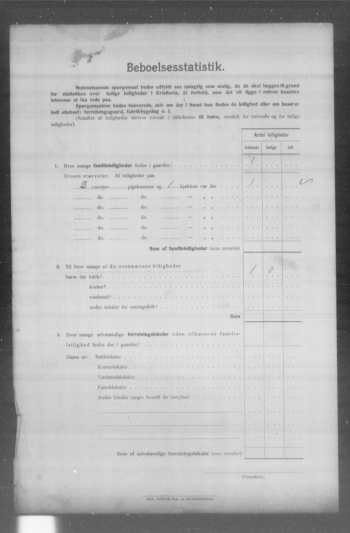 OBA, Municipal Census 1904 for Kristiania, 1904, p. 16656