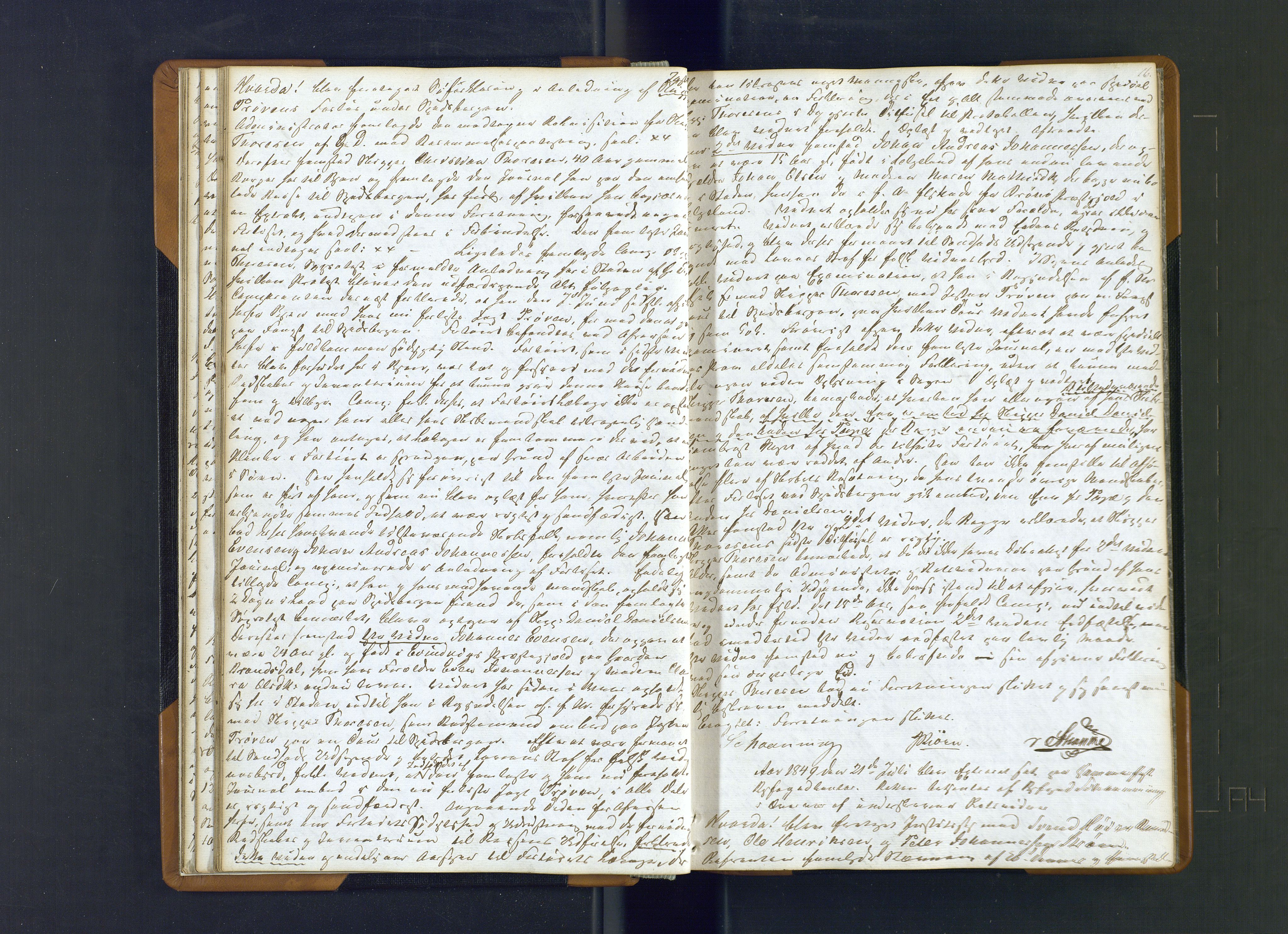 Hammerfest fogderi/sorenskriveri, AV/SATØ-S-0056/1/J/Ja/Jab/L0184: Ekstrarettsprotokoller, 1849-1850, p. 16