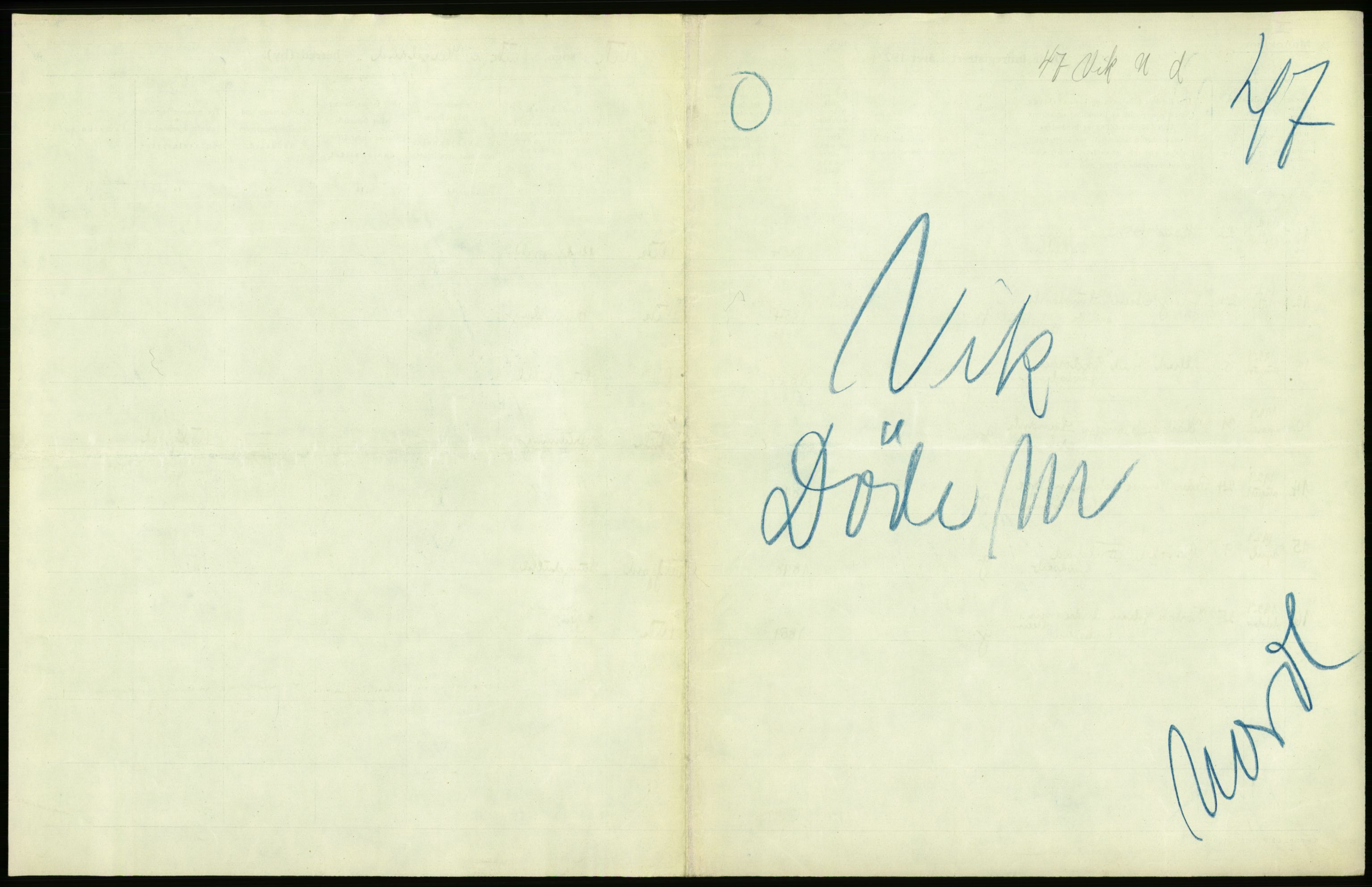 Statistisk sentralbyrå, Sosiodemografiske emner, Befolkning, AV/RA-S-2228/D/Df/Dfc/Dfcg/L0042: Nordland fylke: Døde. Bygder og byer., 1927, p. 313